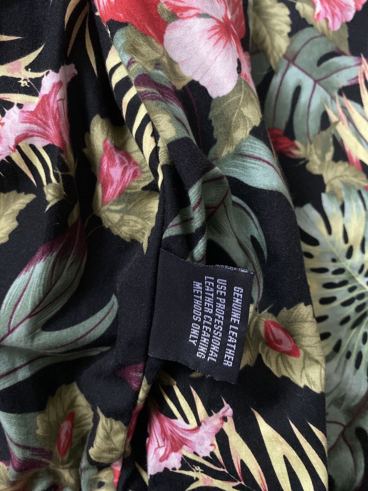 Schott × Supreme Supreme x Schott SS12 A2 Floral Lined Leather Flight Jacket Size US L / EU 52-54 / 3 - 5 Thumbnail