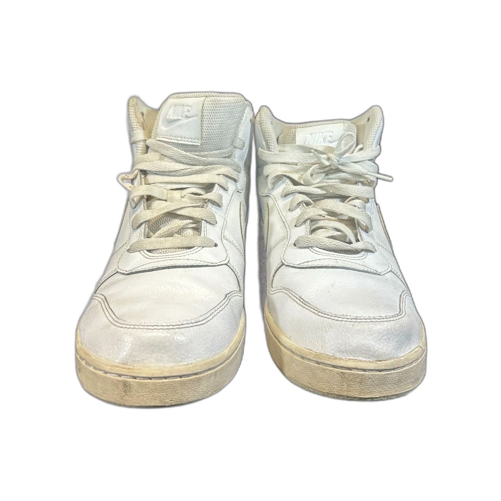 Nike Nike Ebernon Mid Triple White Mens Shoes Sneakers Size 11 Size US 11 / EU 44 - 3 Thumbnail