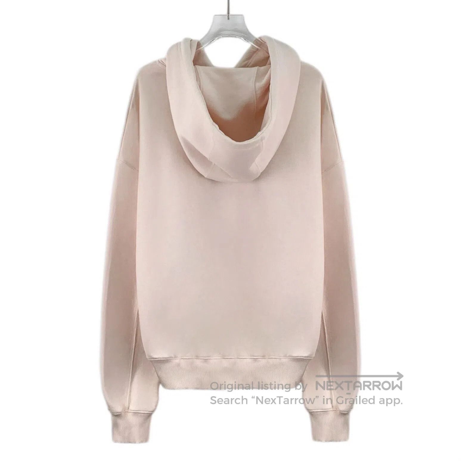 Loewe Loewe Light Pink Floral Logo Embroidered Cotton Hooded Dra Size S / US 4 / IT 40 - 2 Thumbnail