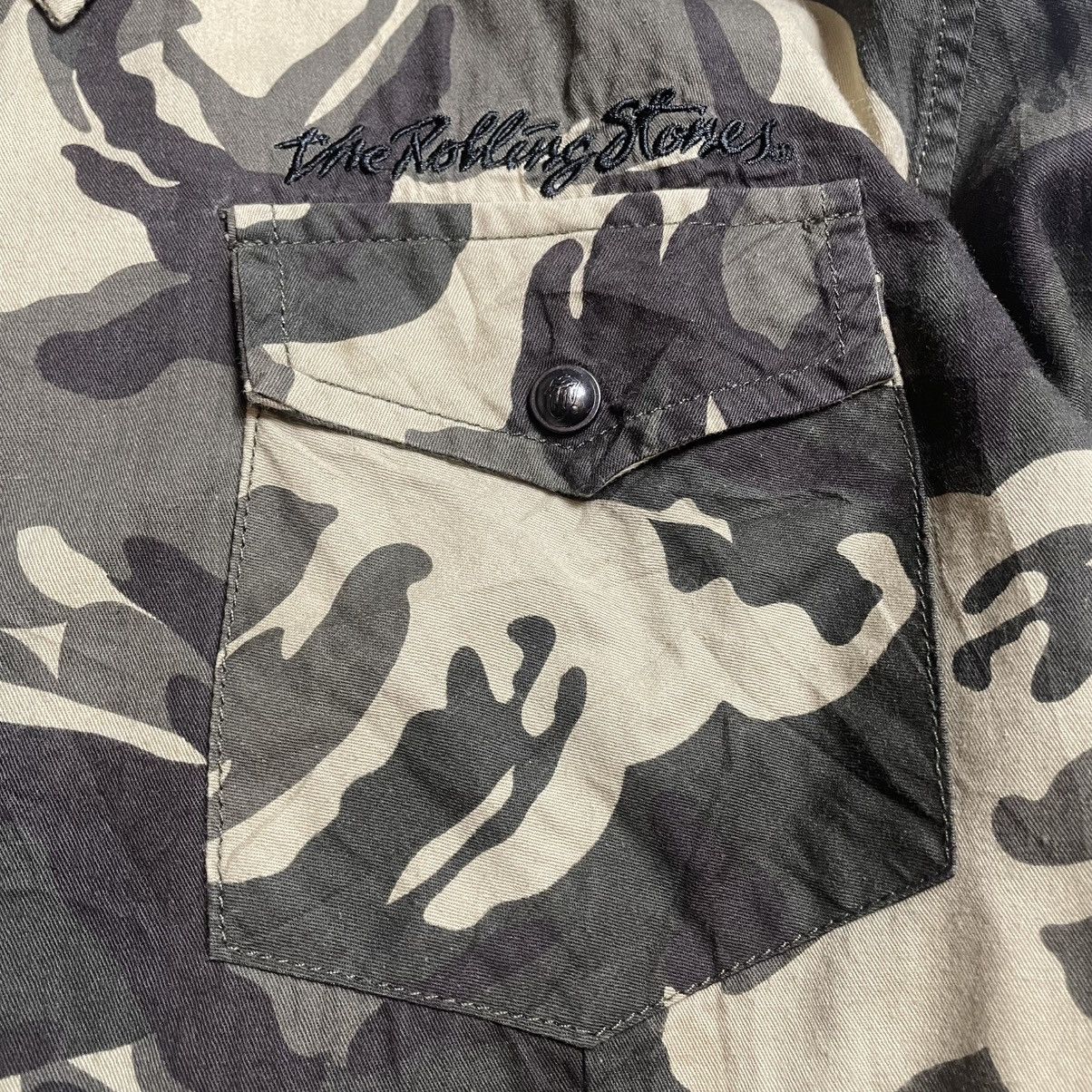 JACKROSE × Japanese Brand × The Rolling Stones 2014 JACKROSES x THE ROLLING STONES embroidery shirt Size US L / EU 52-54 / 3 - 6 Thumbnail