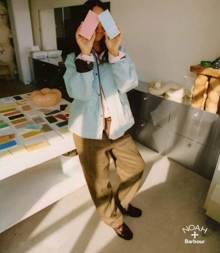 Barbour × Noah Barbour x Noah Wading Jacket - Ice Blue Size US M / EU 48-50 / 2 - 8 Thumbnail