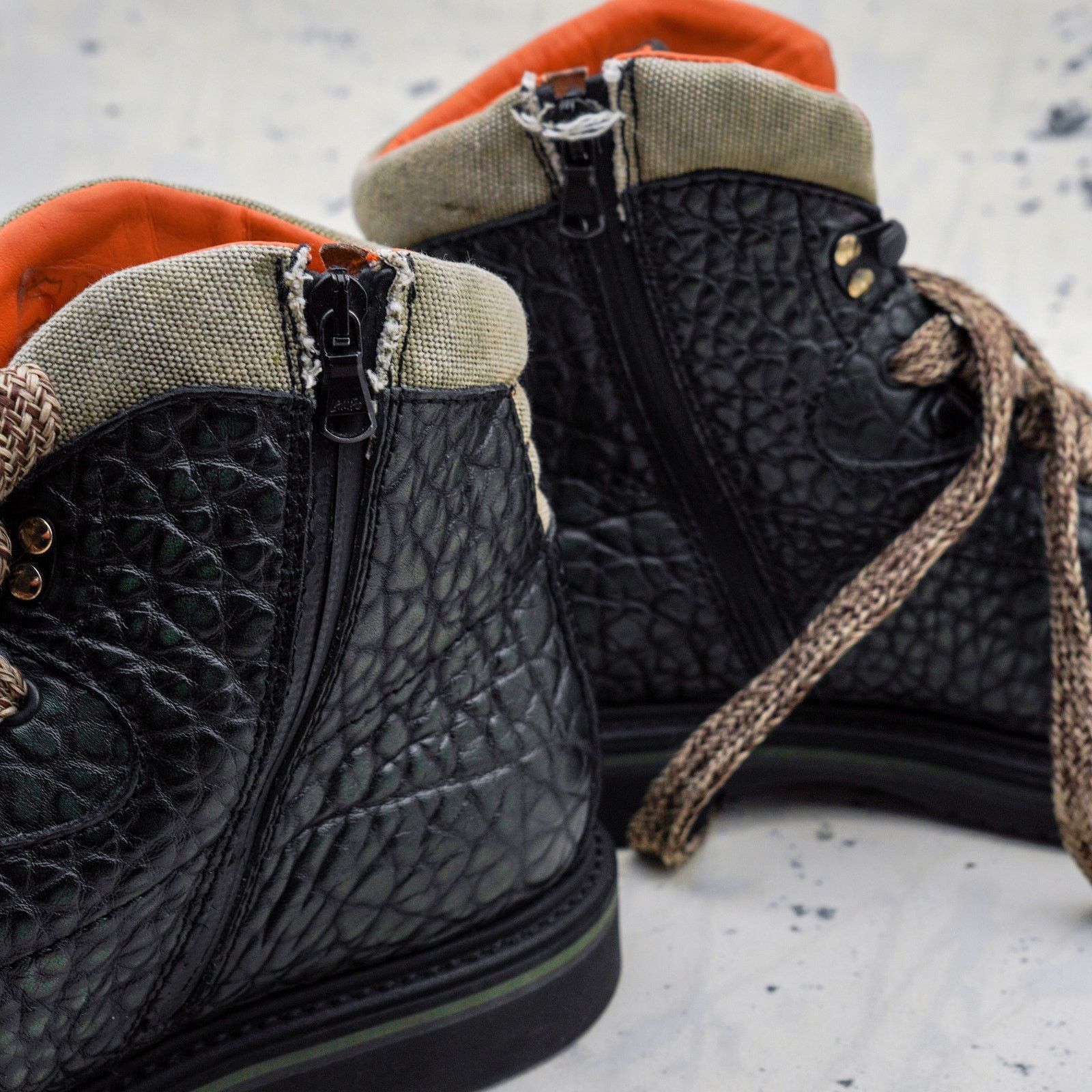 Santoni Santoni grain textured leather hiking vibram gumlite boots Size US 8 / EU 41 - 9 Thumbnail
