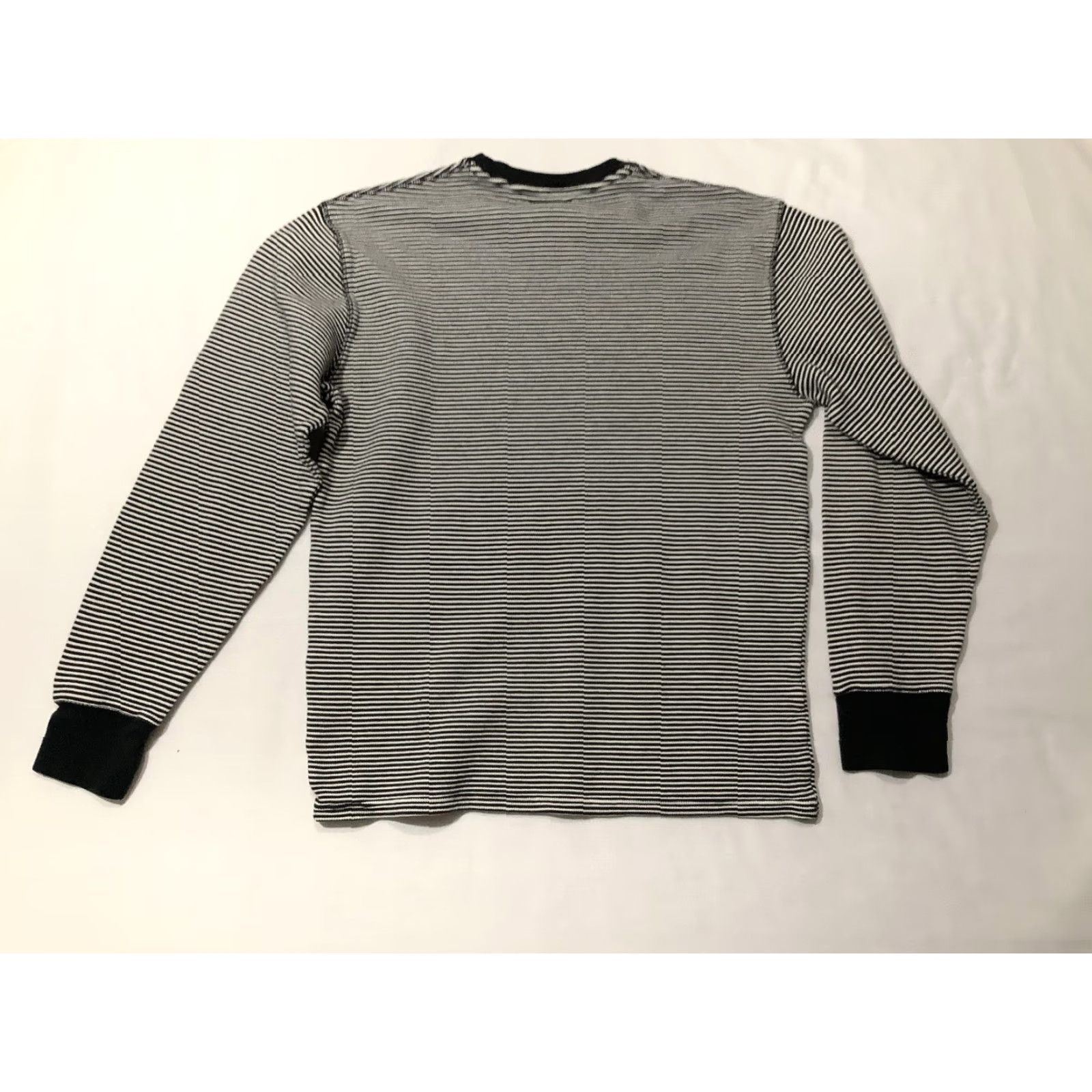 Polo Ralph Lauren Polo Ralph Lauren Shirt Mens Large Black Striped Long Sleeve Cotton Crewneck Size US L / EU 52-54 / 3 - 7 Thumbnail