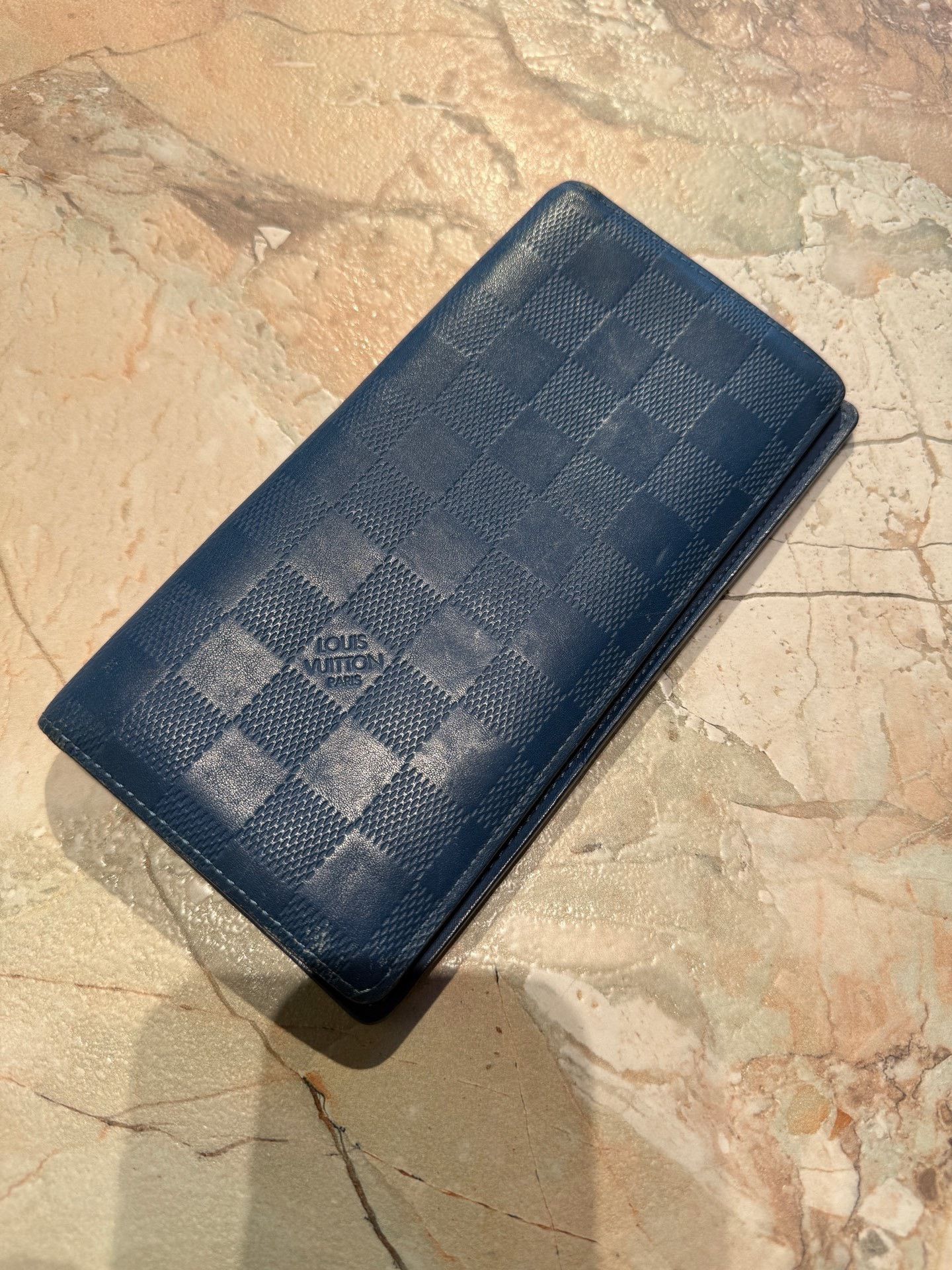 Louis Vuitton LV Damier Blue Long Wallet Size ONE SIZE - 1 Thumbnail