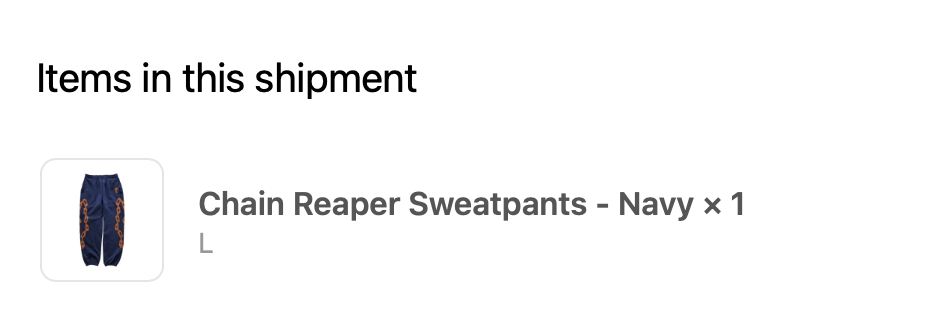 Warren Lotas Chain Reaper Sweatpants Size US 33 - 5 Thumbnail