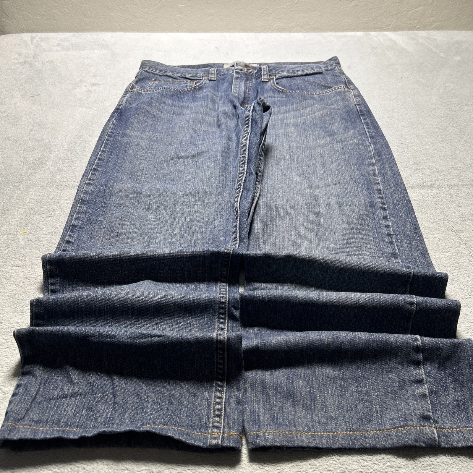 Wrangler Wrangler Beyond Baggy Jeans Mens 33x27 Loose Wide Hamilton Size US 33 - 1 Thumbnail