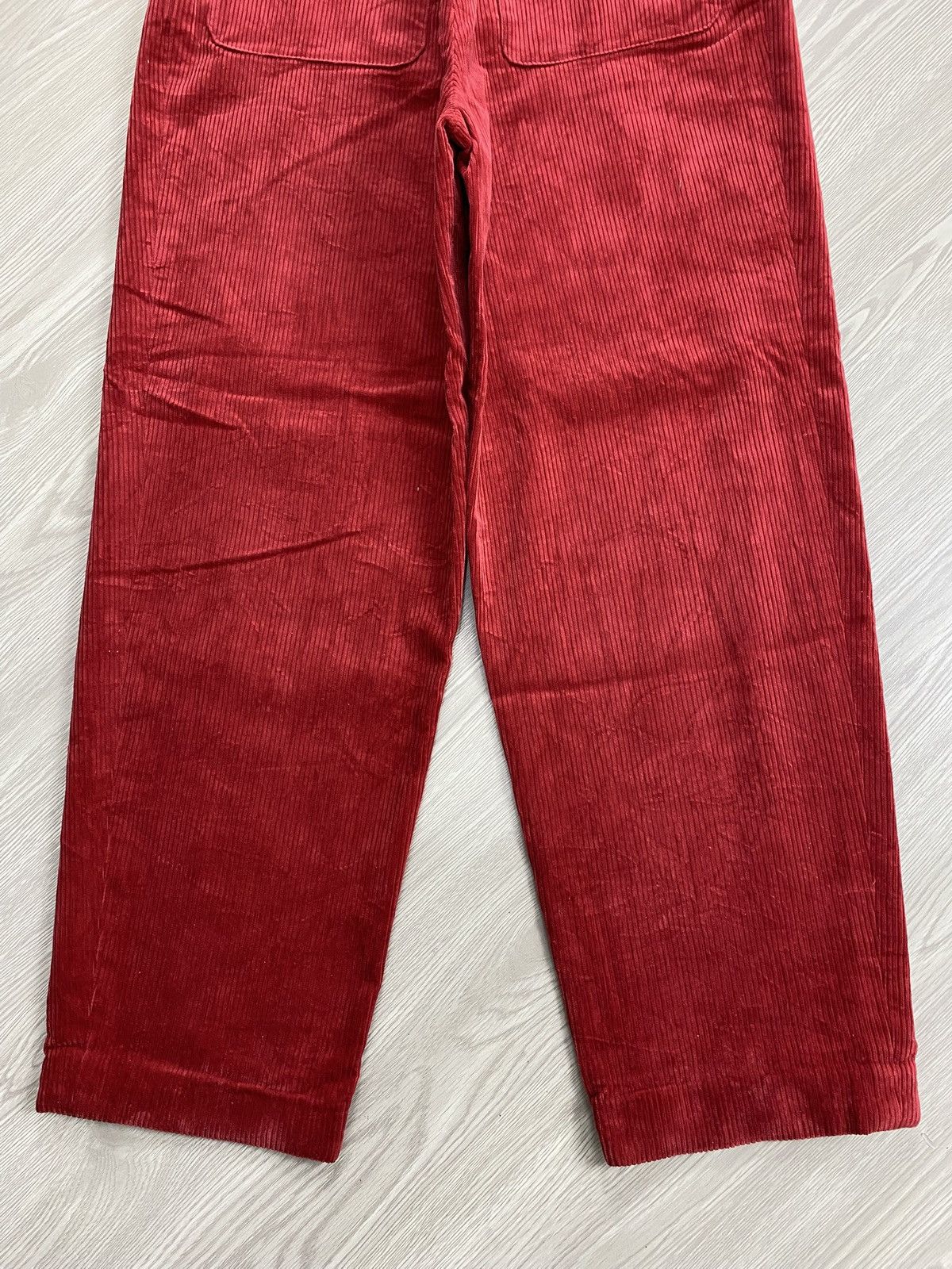 Christian Dior Monsieur 1990s Vintage Christian Dior Sport Red Corduroy Baggy Pants Size 38" / US 16 / IT 52 - 13 Thumbnail