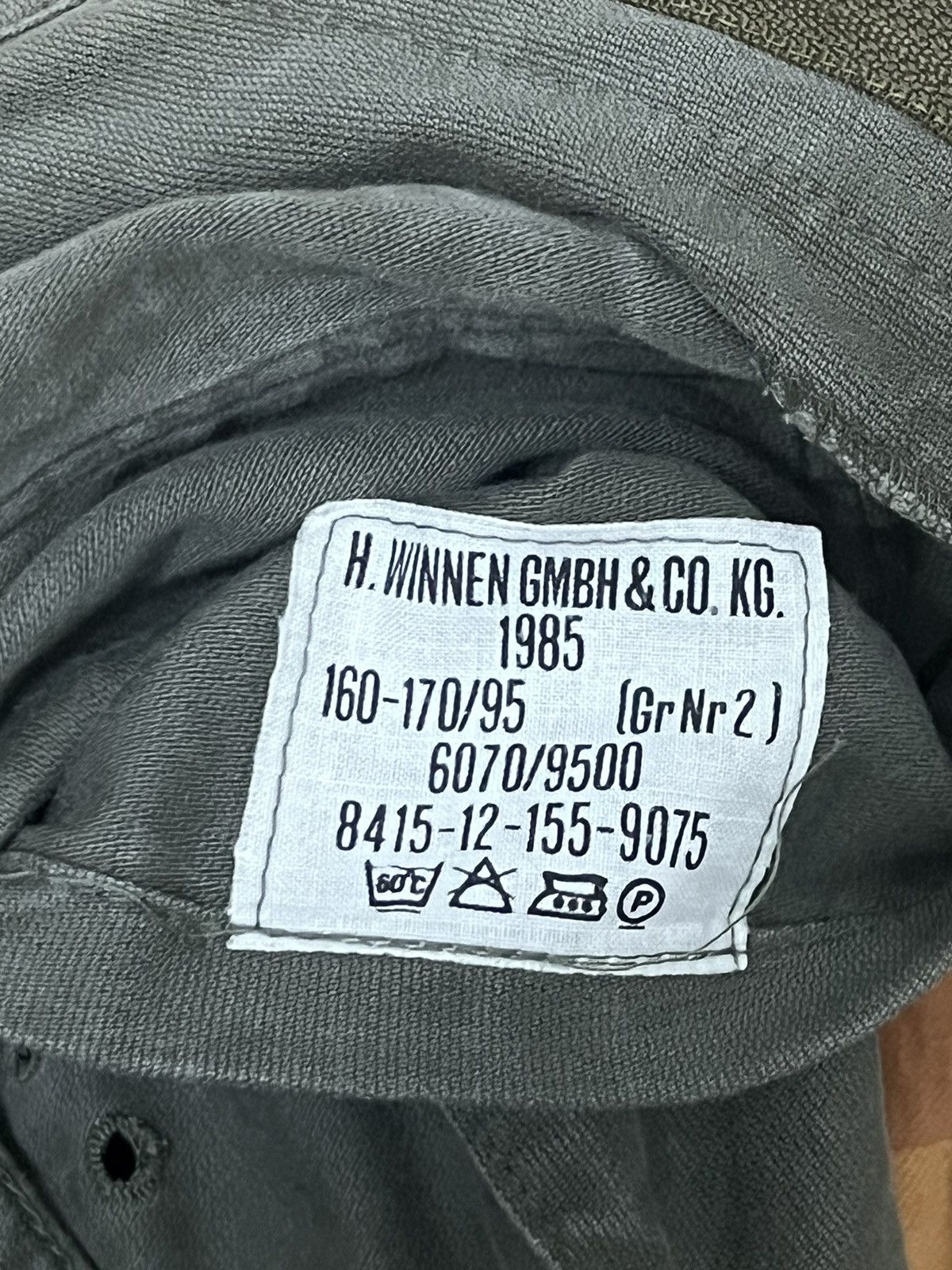 Vintage H.winnen GMBH & Co 1985 vintage Germany tactical jacket Size US L / EU 52-54 / 3 - 9 Thumbnail