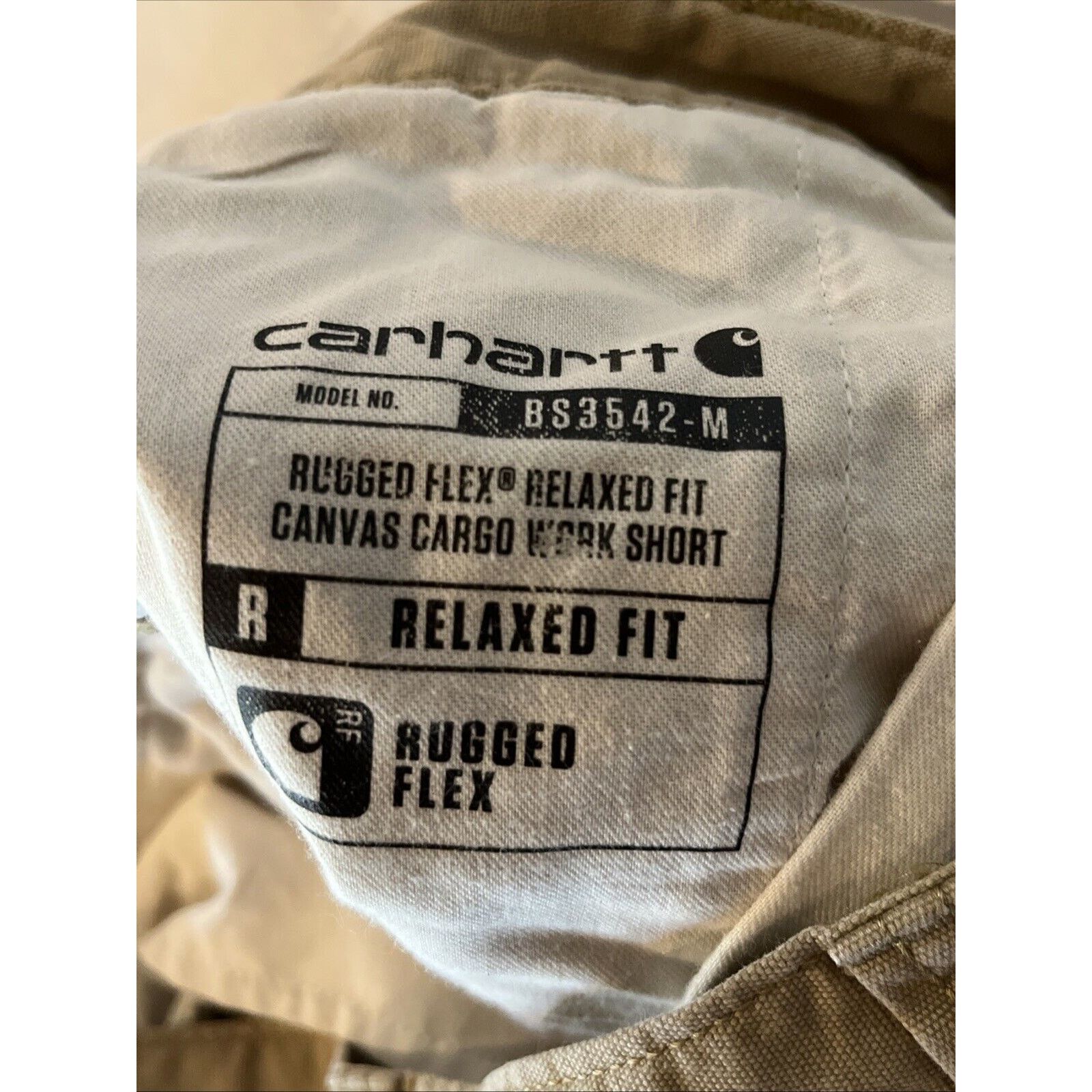 Carhartt Carhartt Canvas Cargo Shorts Men’s 33 Brown Relaxed Workwear Size US 33 - 4 Thumbnail