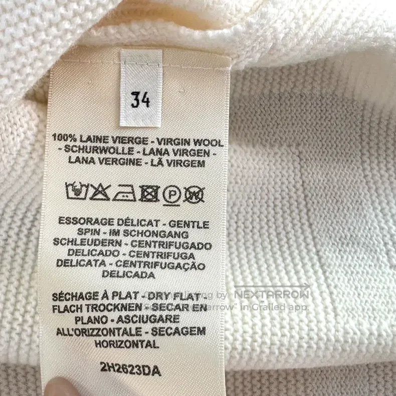 Hermes Hermes Knit Sweater, Open Front V-Neck Size XXS / US 00 / IT 34 - 4 Thumbnail
