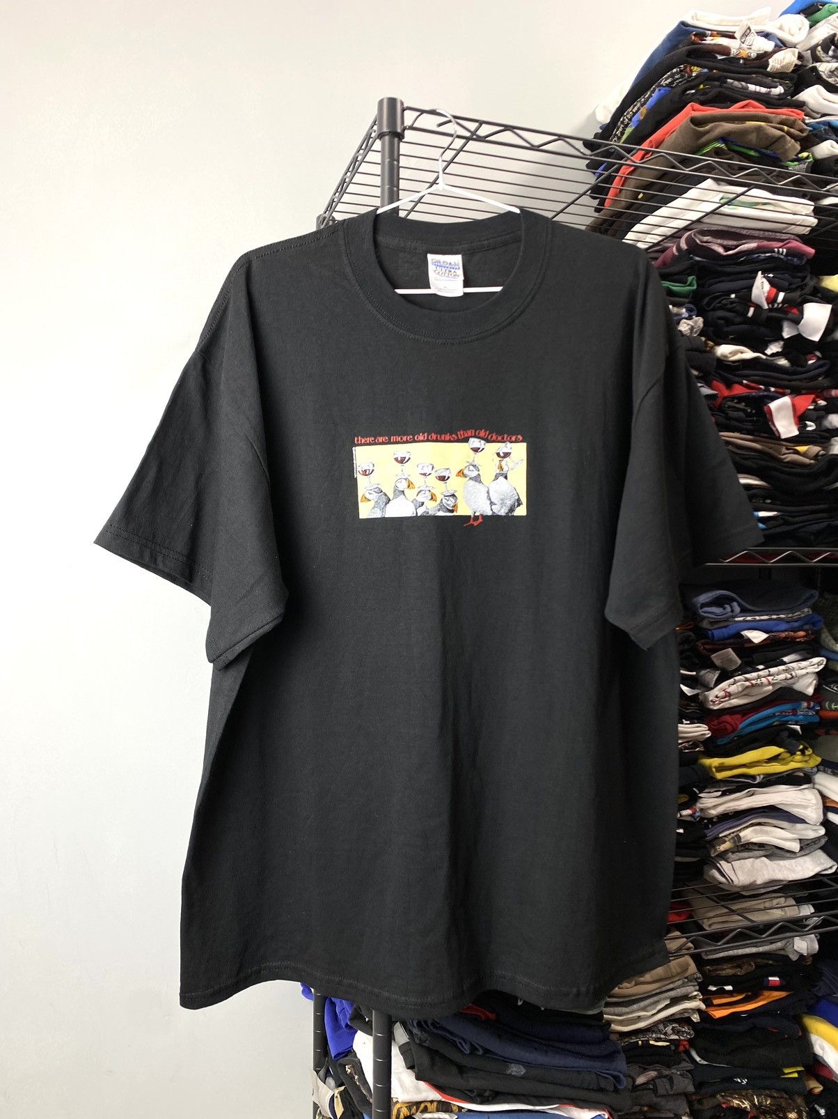 Band Tees Vintage There Are More Old Drunks Than Old Doctors T Shirt Size US XL / EU 56 / 4 - 1 Thumbnail