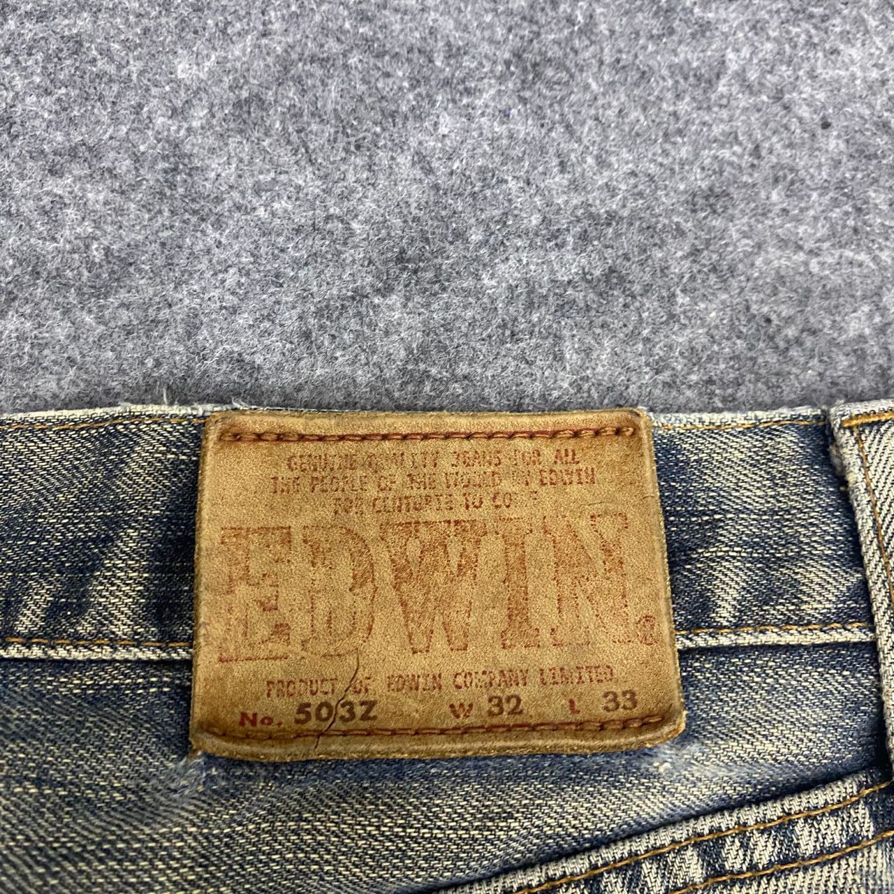 Edwin 💥Best Offer💥Vintage Edwin 503z Regular Distressed Denim Size US 32 / EU 48 - 14 Thumbnail