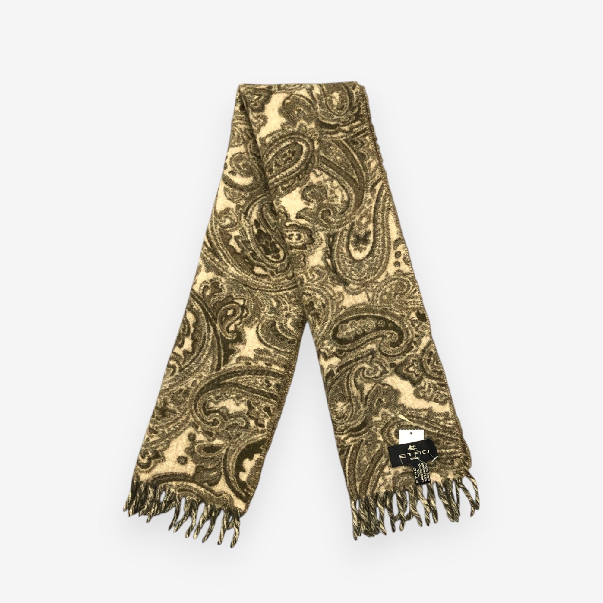 Etro Vintage Etro Scarf Muffler Wool Paisley Scarves - FP80296 Size ONE SIZE - 1 Thumbnail