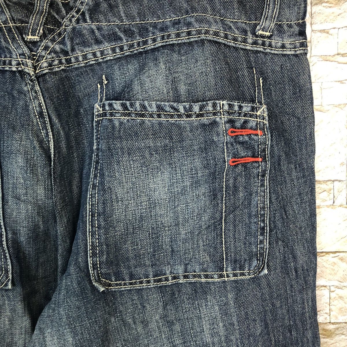 Gap Gap vintage faded denim Blue Jeans #A326 Size US 35 - 19 Thumbnail