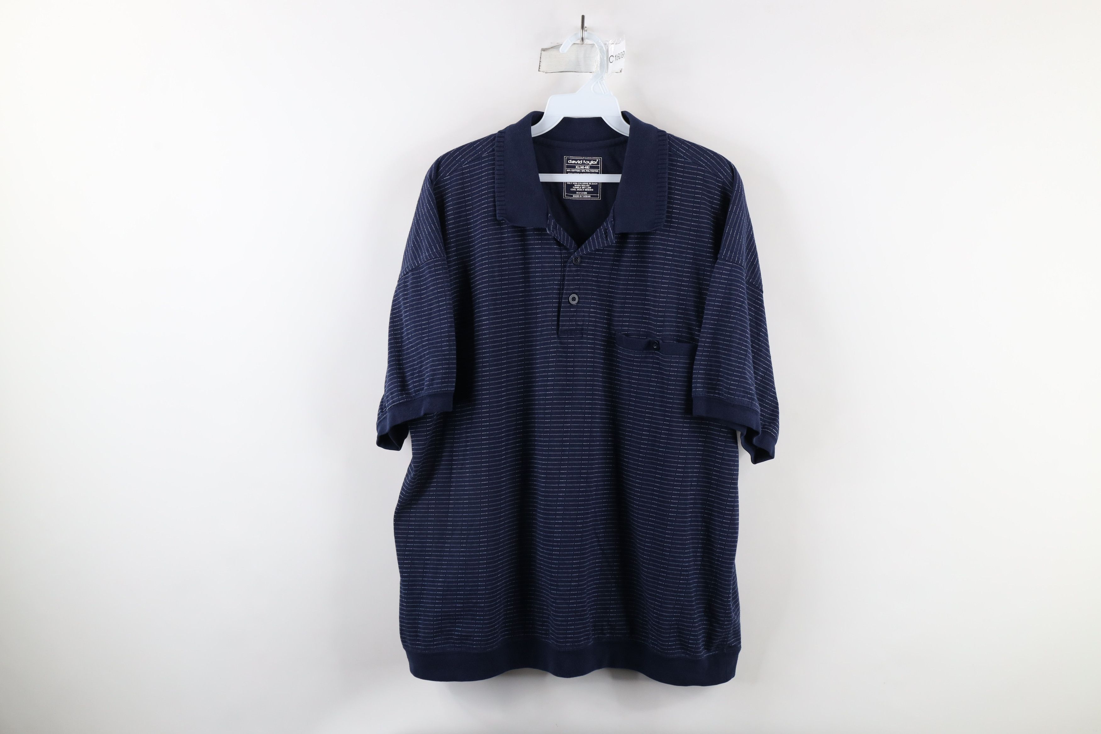 Vintage Vintage 90s Streetwear Knit Collared Pullover Polo Shirt Size US XL / EU 56 / 4 - 1 Thumbnail