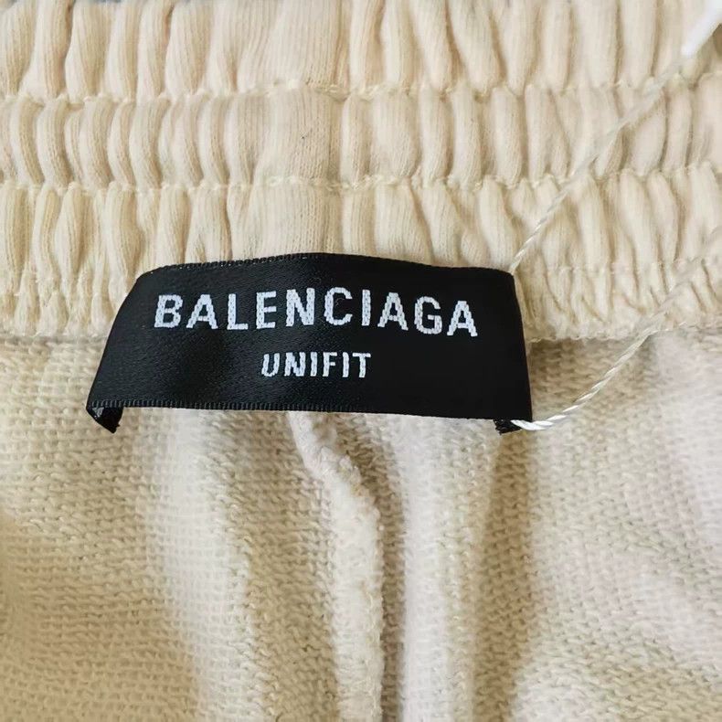Balenciaga Balenciaga size S Solid Logo print elasticated waist straig Size US 27 - 4 Thumbnail
