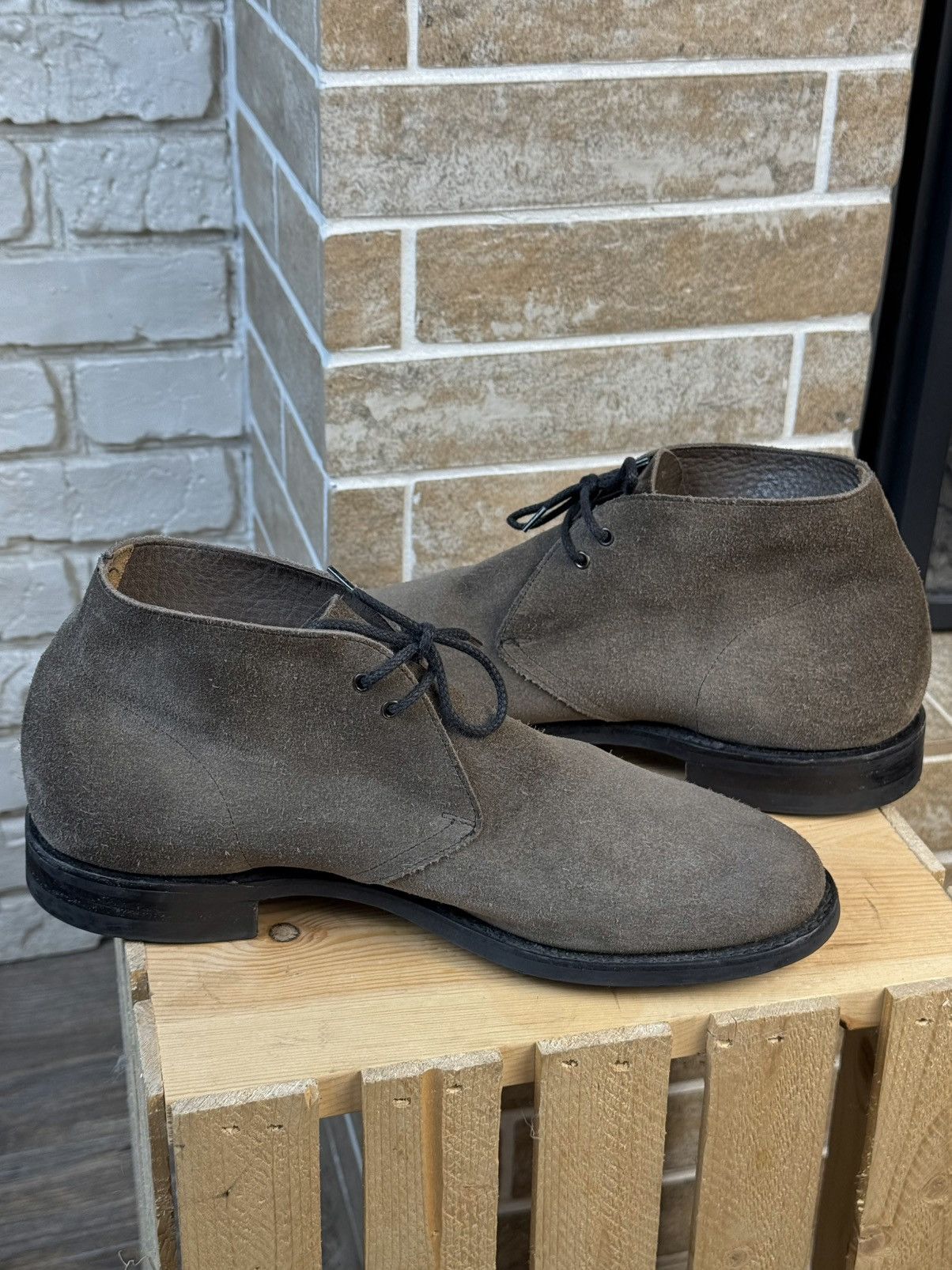 Church's Church’s Gray Suede Sahara D Chukka Boots UK8 US9 Size US 9 / EU 42 - 5 Thumbnail