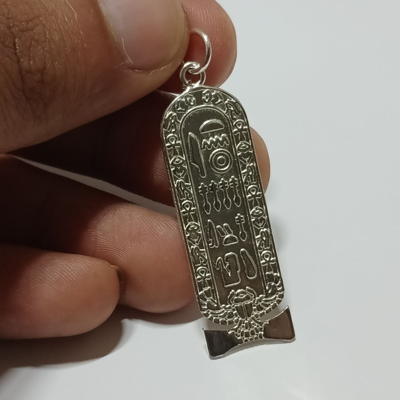 Other Silver-plated Egyptian cartouche pendant hieroglyphic design Size ONE SIZE - 1 Thumbnail