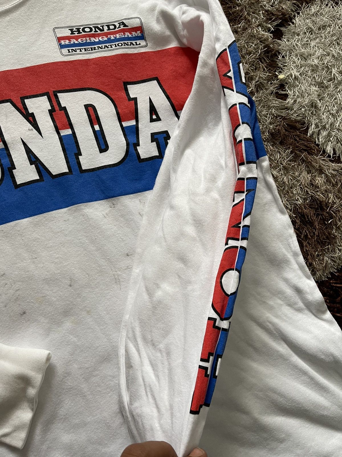 Sports Specialties VINTAGE 80S HONDA RACING TEAM MOTOCROSS SPELOUT VERY RARE Size US M / EU 48-50 / 2 - 6 Thumbnail