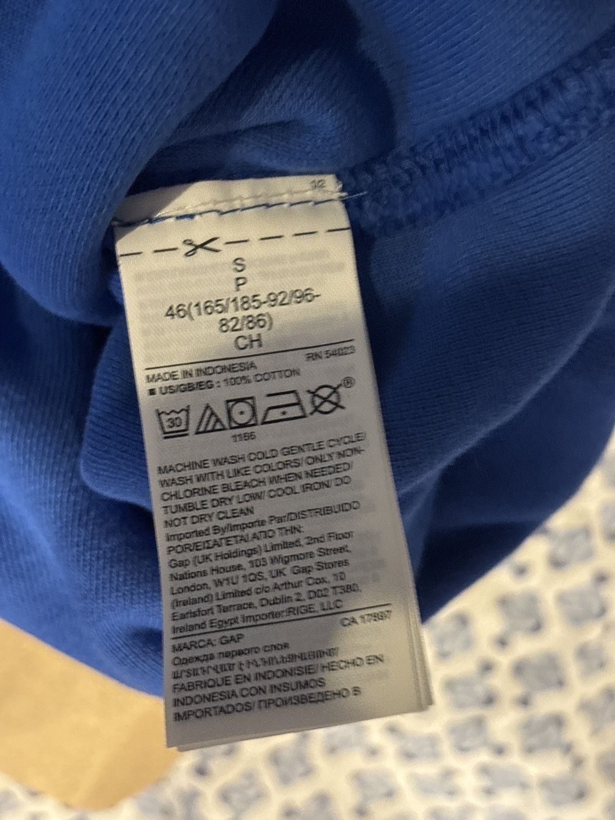 Yeezy Yeezy gap perfect hoodie double layer small blue Size US S / EU 44-46 / 1 - 2 Thumbnail
