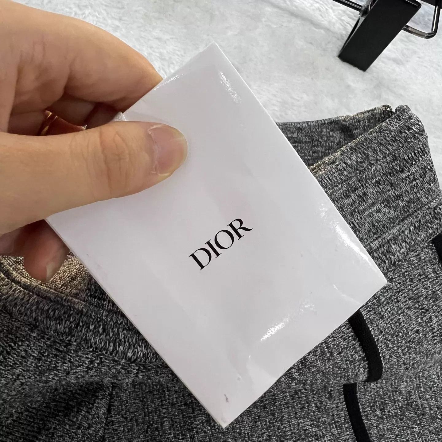 Dior Dior gray irregular stripe pants 36/40 new with tag Size 26" / US 2 / IT 38 - 4 Thumbnail