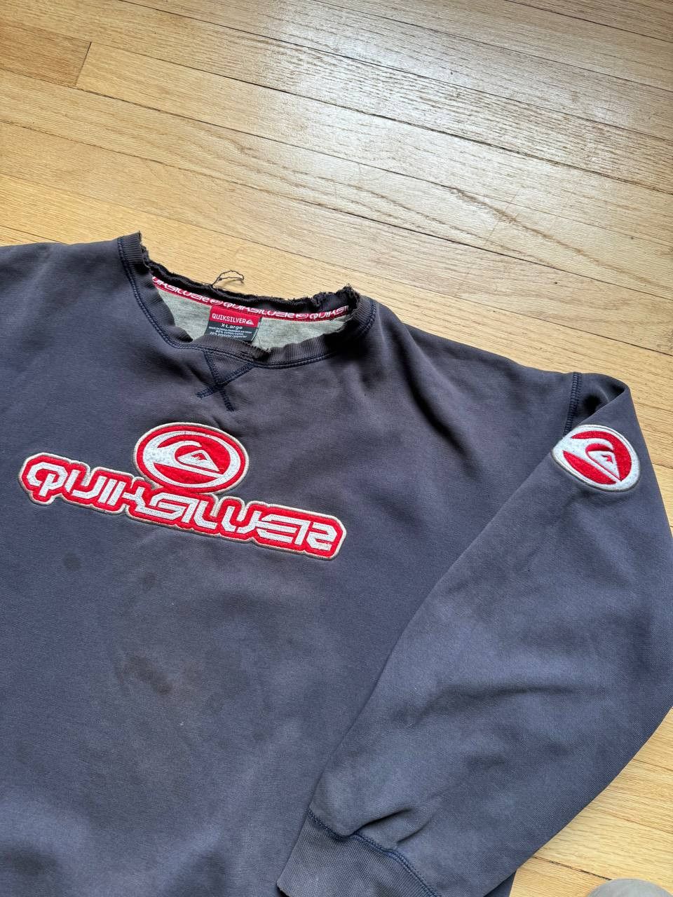 Quiksilver × Vintage Vintage Quicksilver Sweatshirt 80S Y2K Very Rare Item Size US XL / EU 56 / 4 - 3 Thumbnail