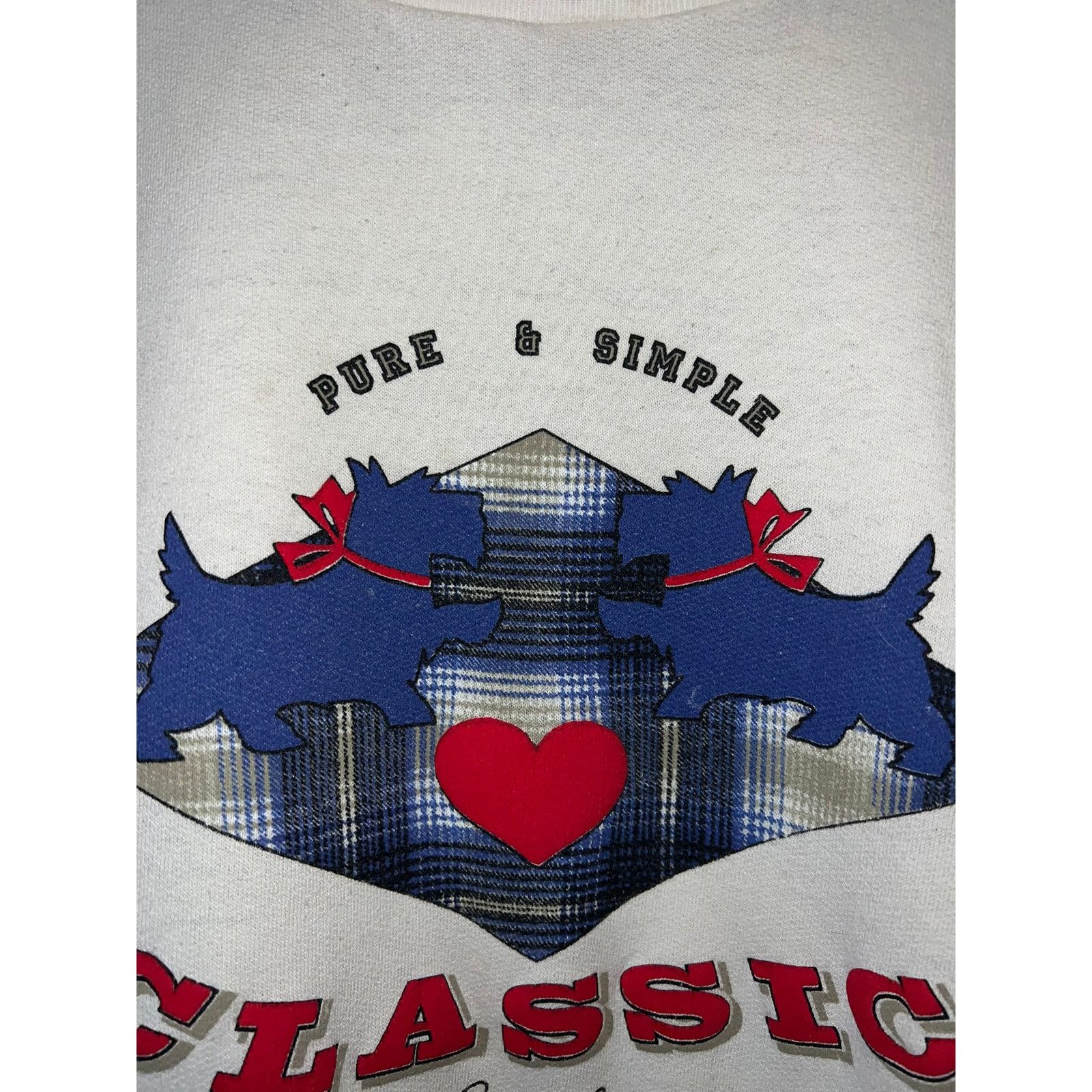 Vintage Vintage Dog Sweatshirt Pet Pure Simple Classic Crewneck XL Size US XL / EU 56 / 4 - 4 Thumbnail