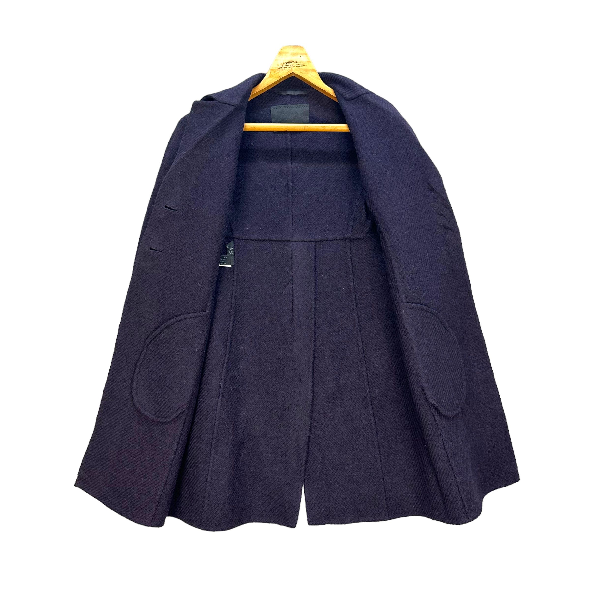 Prada PRADA MILANO PURPLE WOOL COAT #7781-171 Size S / US 4 / IT 40 - 7 Thumbnail