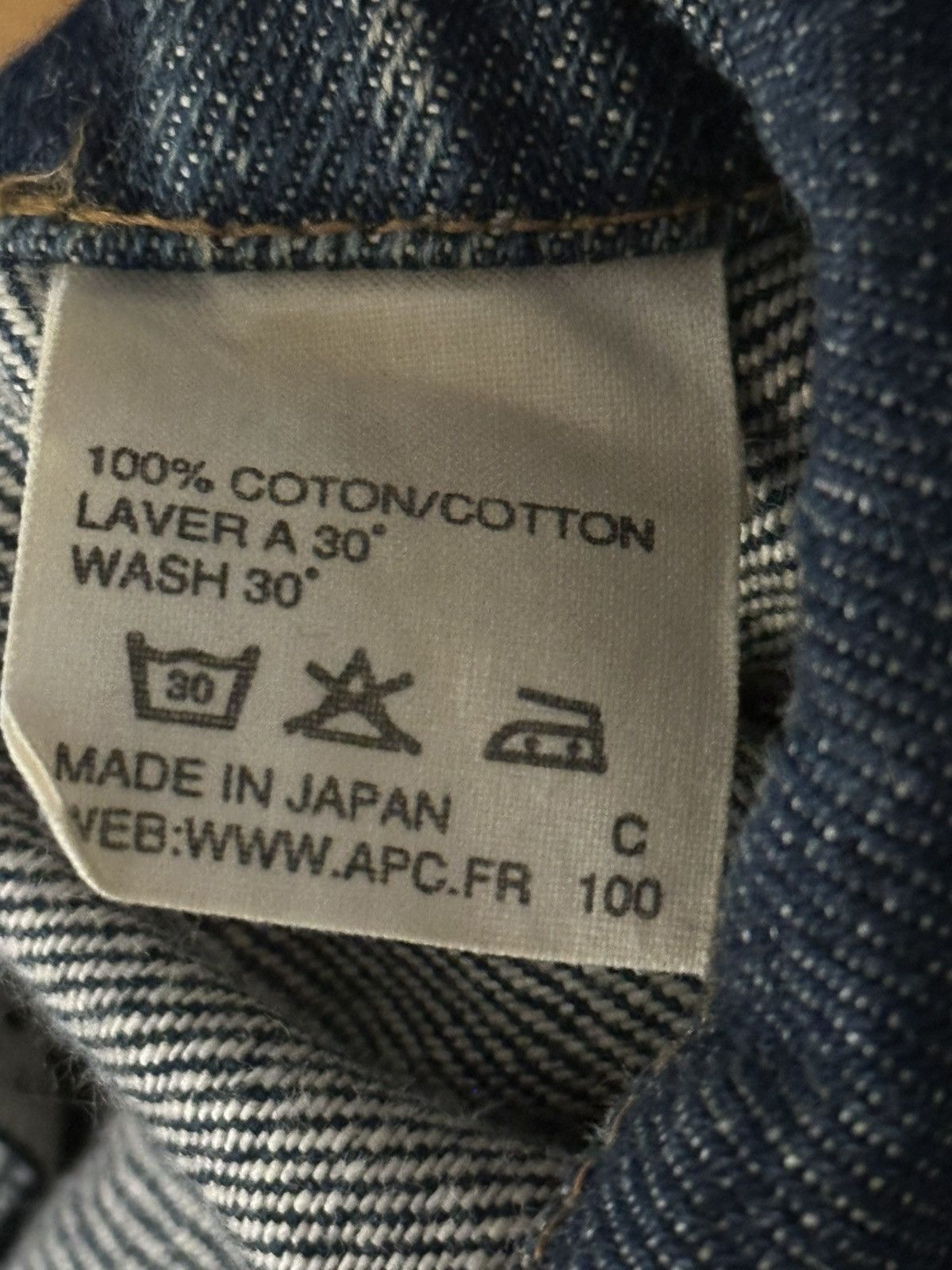 A.P.C. A.P.C. Type 2 Japanese selvedge denim jacket. Size US M / EU 48-50 / 2 - 13 Thumbnail