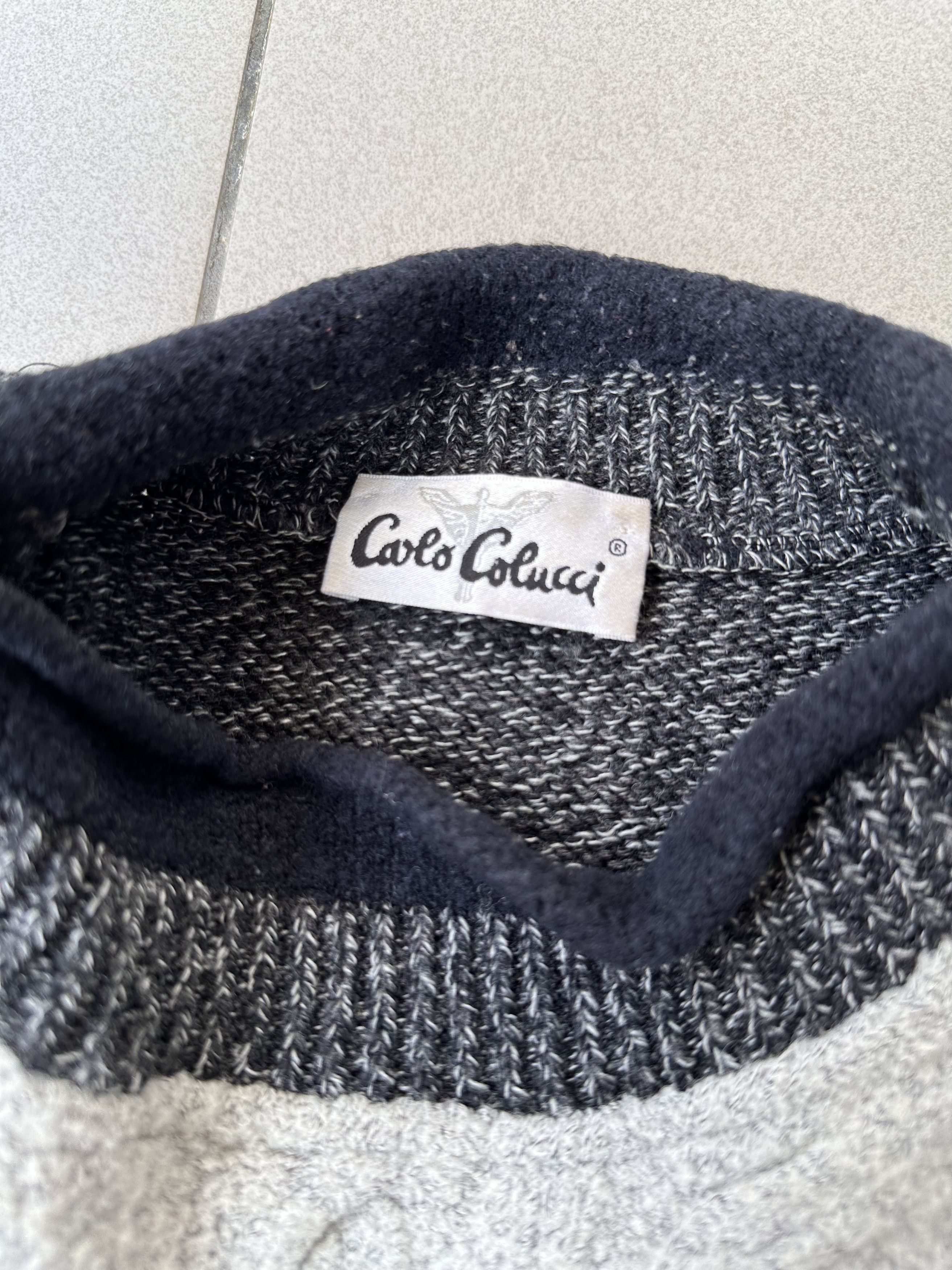 Carlo Colucci × Vintage Carlo Colucci vintage boxy jumper sweater cable knit Size US L / EU 52-54 / 3 - 6 Thumbnail