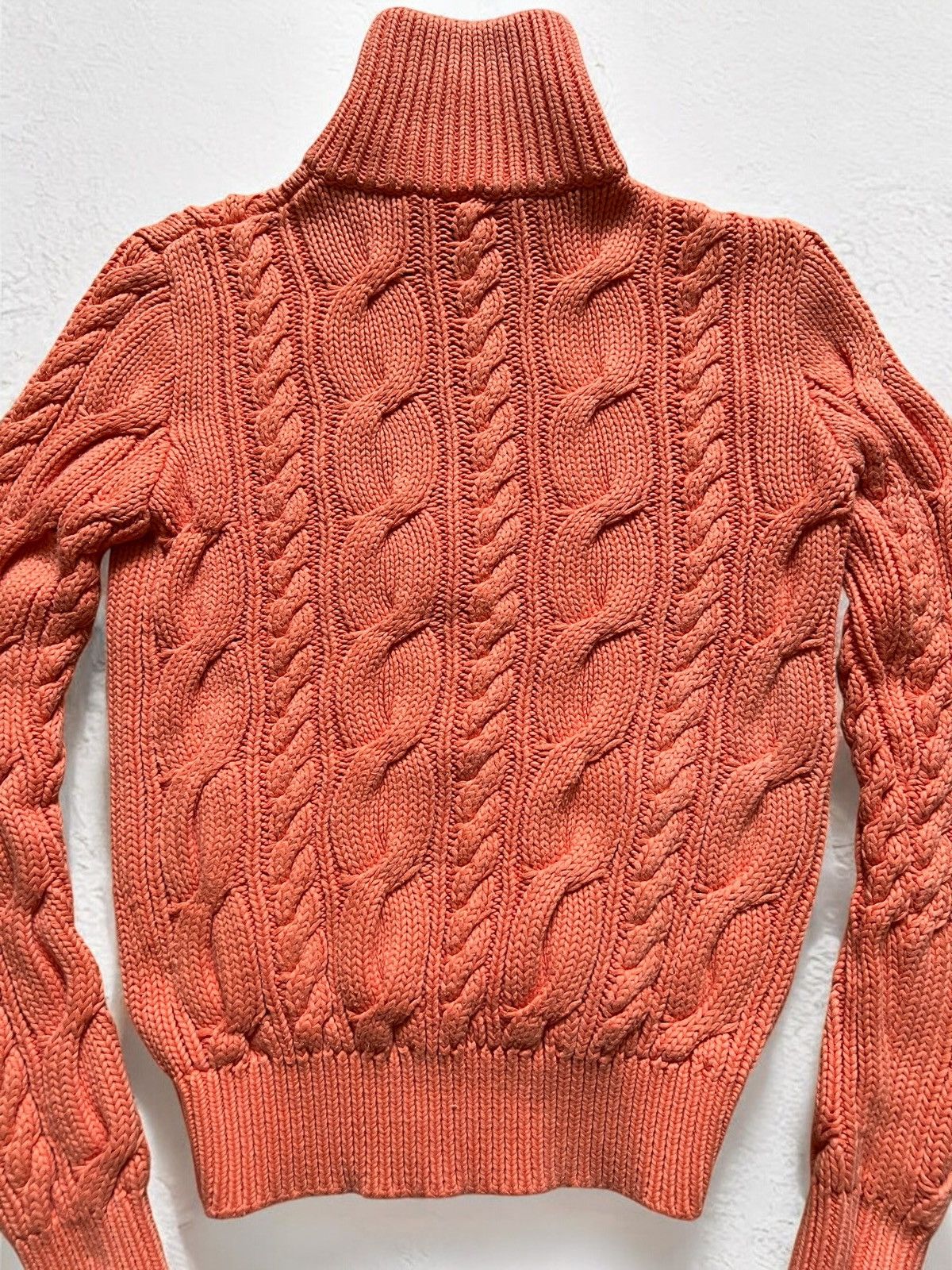 Polo Ralph Lauren × RRL Ralph Lauren × Vintage RALPH LAUREN HEAVY ZIP SWEATER MADE IN SWITZERLAND VINTAGE Size M / US 6-8 / IT 42-44 - 3 Thumbnail