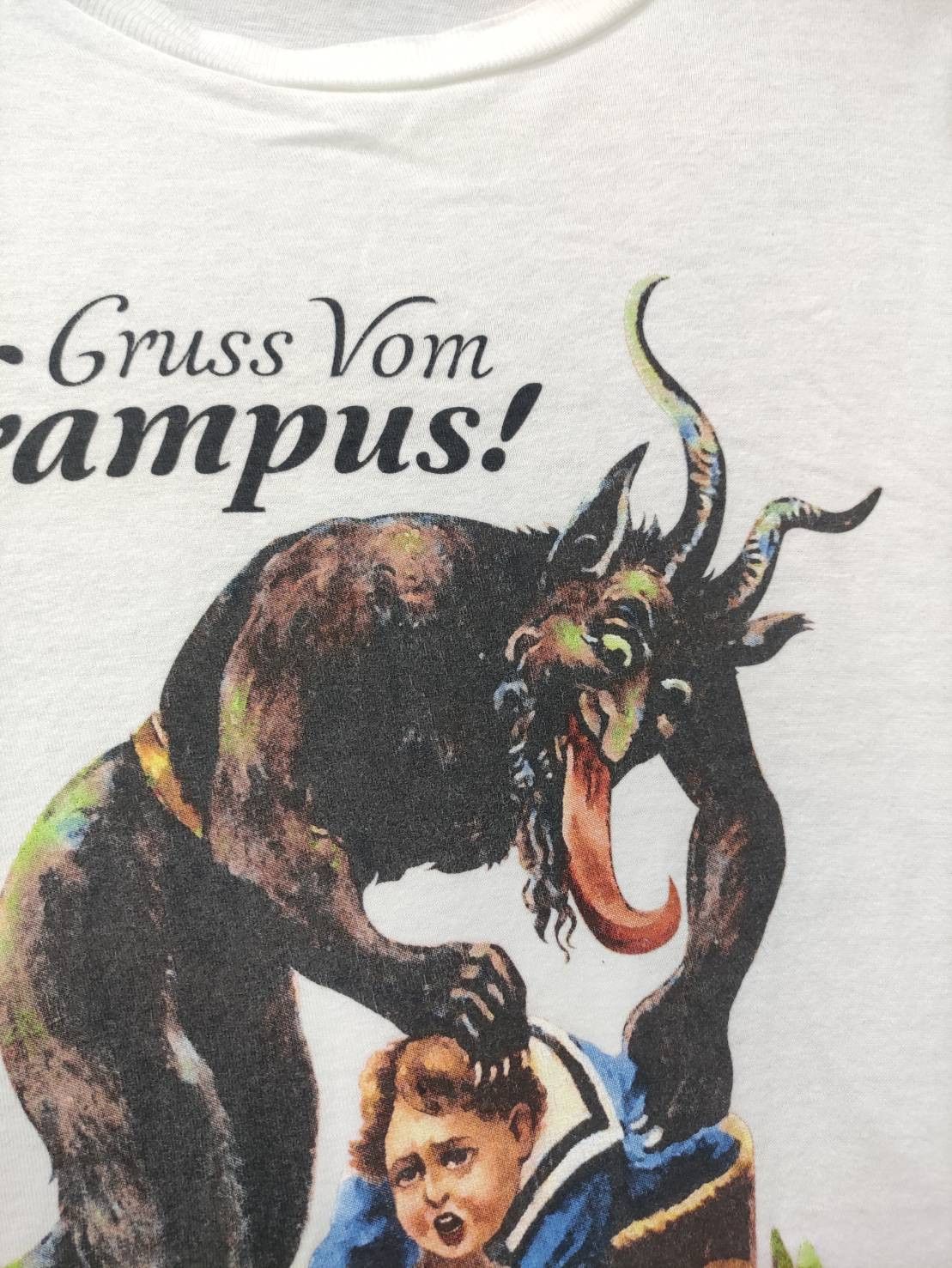 Arts & Science Gruss Vom Krampus Christmas T-Shirt Size US XL / EU 56 / 4 - 3 Thumbnail