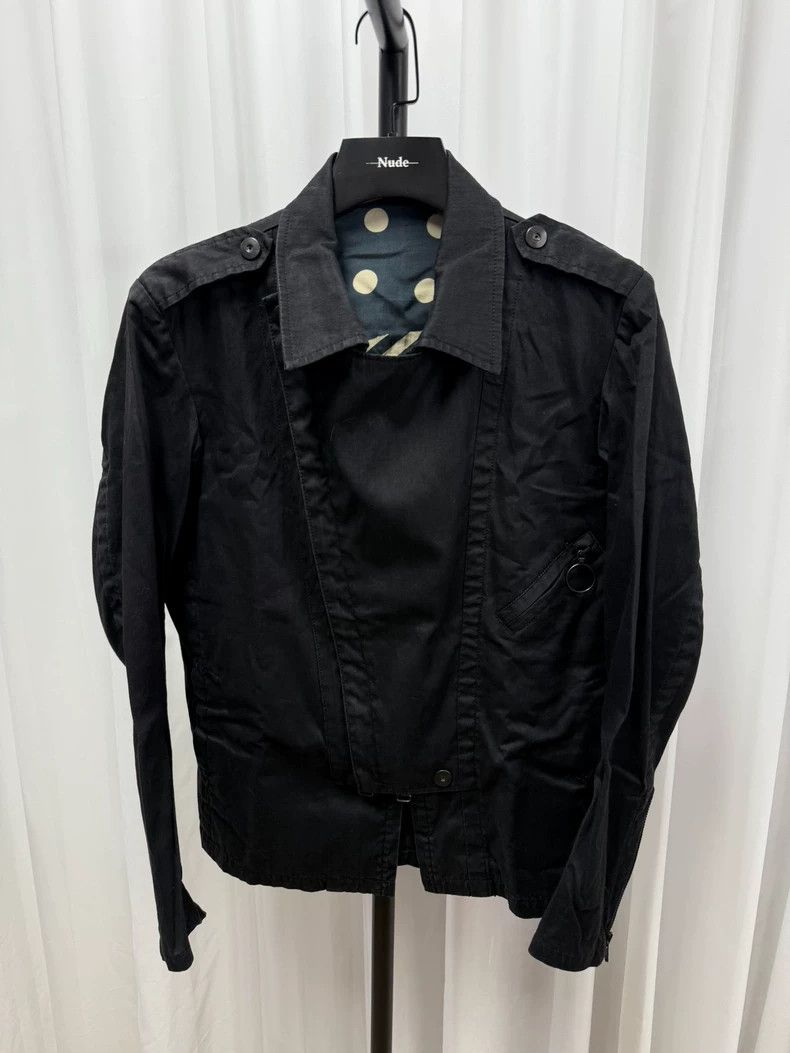 yohji yamamotoRamie blend deconstructed jacket 2502-Nextarr