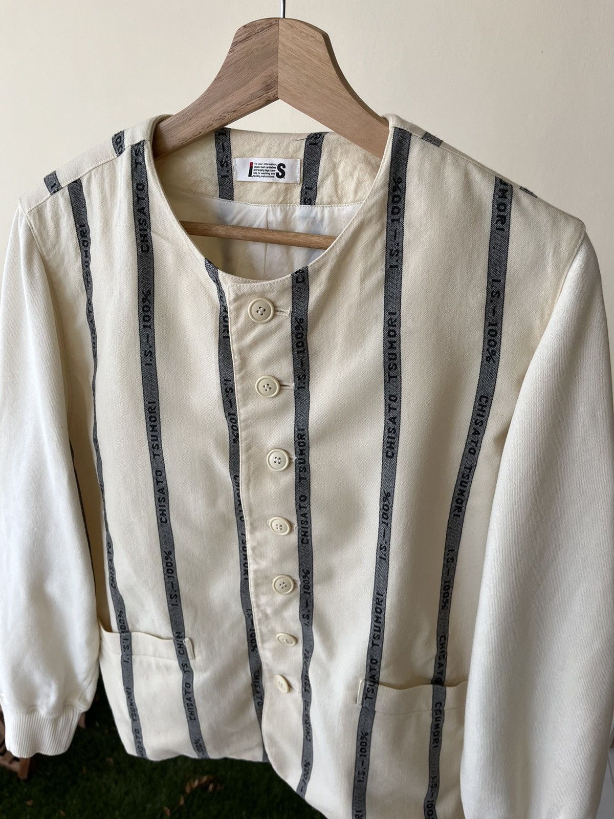 Issey Miyake × Tsumori Chisato Issey Miyake Tsumori Chisato Wording Blazer Size M / US 6-8 / IT 42-44 - 1 Thumbnail