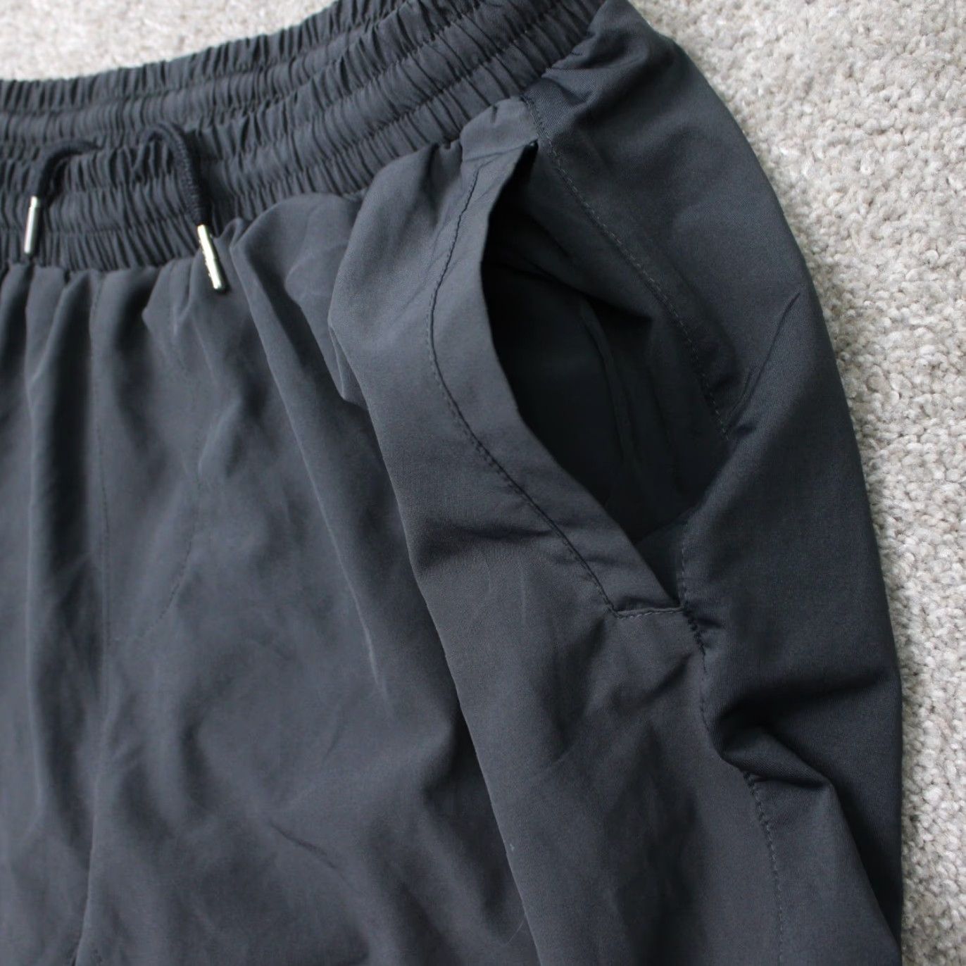 Puma PUMA Shorts Mens Large Black Fully lined Running Drawstring Polyester Stretch Size US 33 - 5 Thumbnail