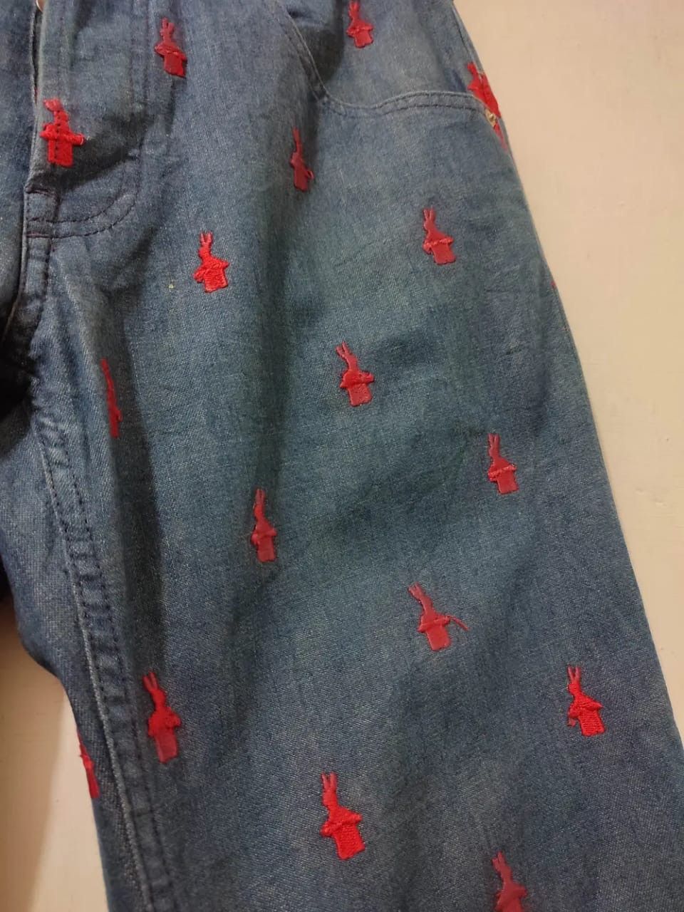 Viktor & Rolf Viktor & Rolf Full Embroidery Design Pants Made In Italy Size US 29 - 4 Thumbnail