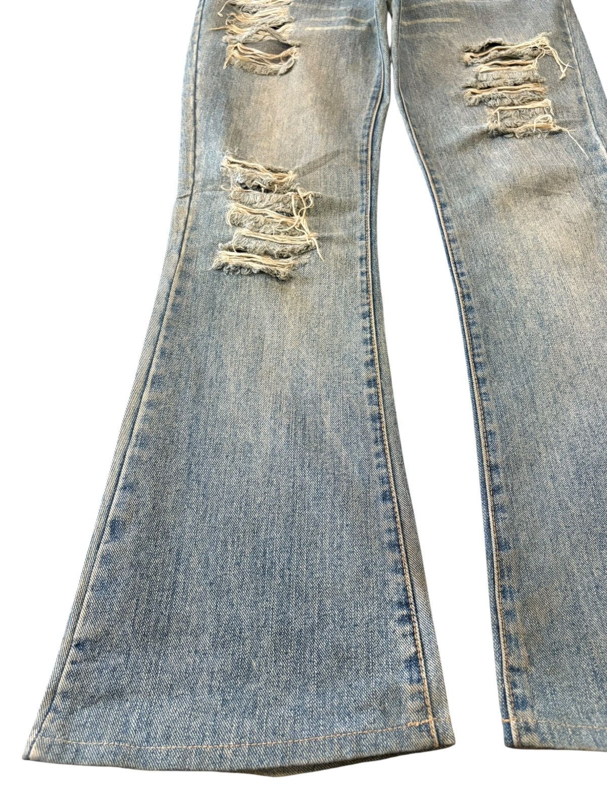 Hysteric Glamour Vintage Japanese Brand Mud Wash Distressed Flare Jeans Size US 28 / EU 44 - 6 Thumbnail