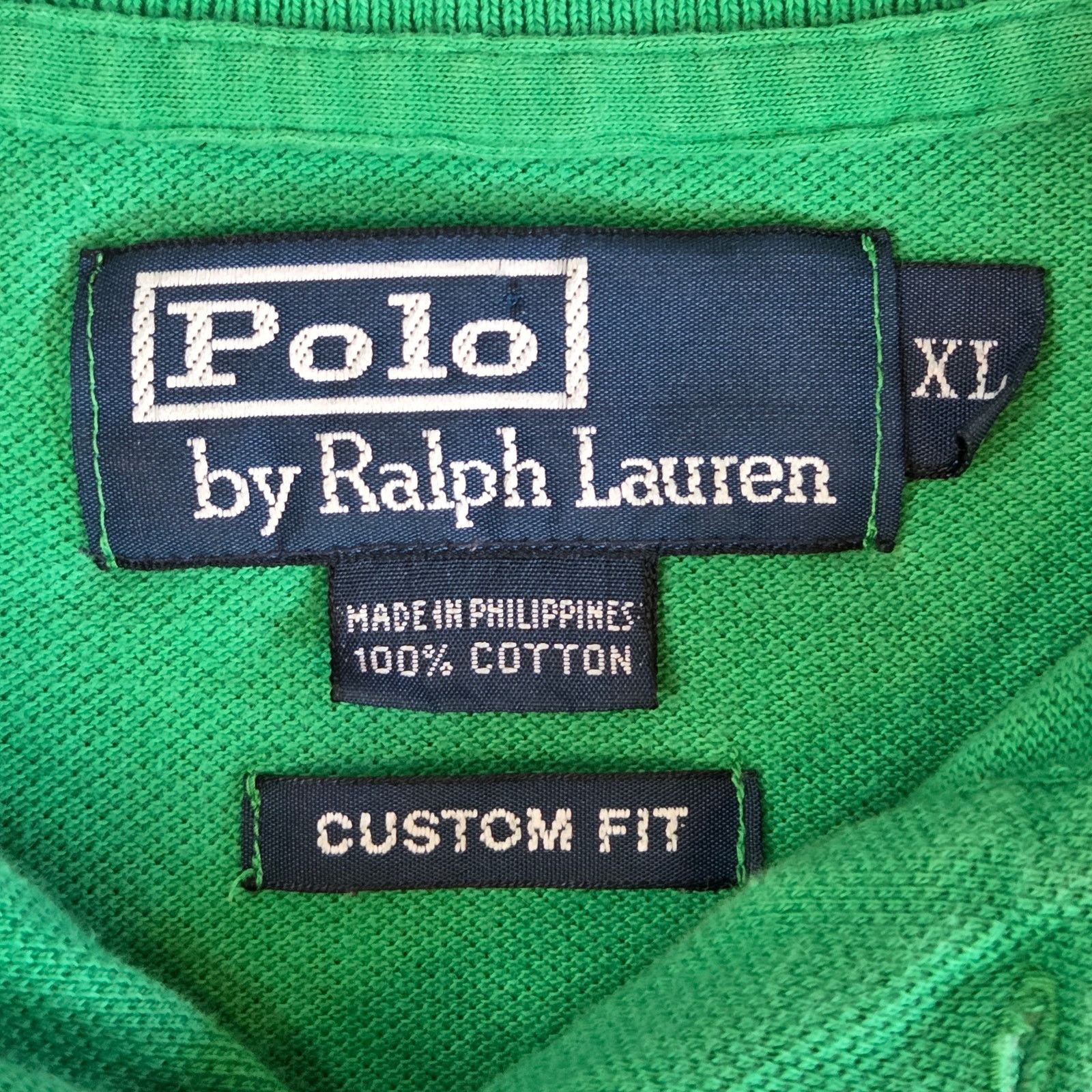 Polo Ralph Lauren Polo Ralph Lauren Custom Fit XL #4 Crest Polo Size US XL / EU 56 / 4 - 5 Thumbnail