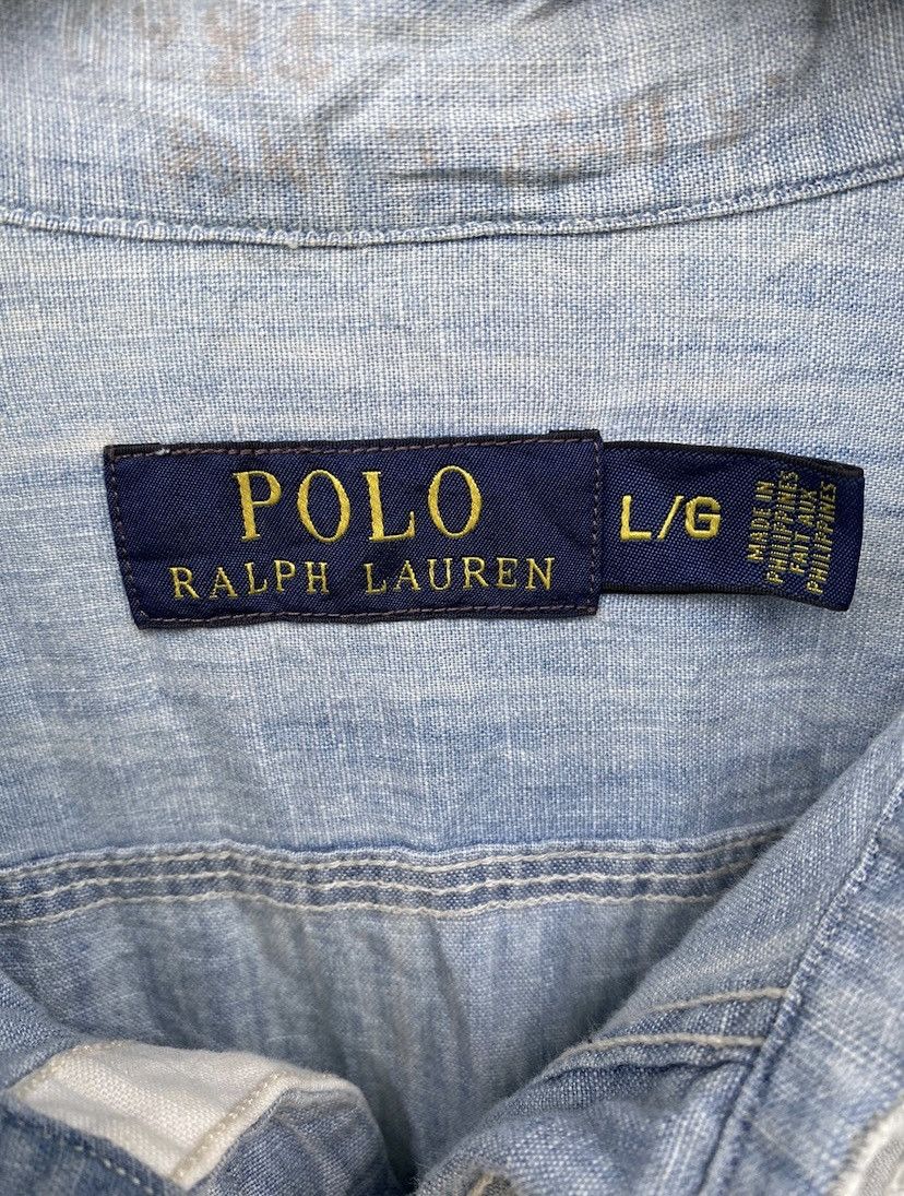 Polo Ralph Lauren × Ralph Lauren Vintage Polo Ralph Lauren Button Up Shirt Size US L / EU 52-54 / 3 - 2 Thumbnail