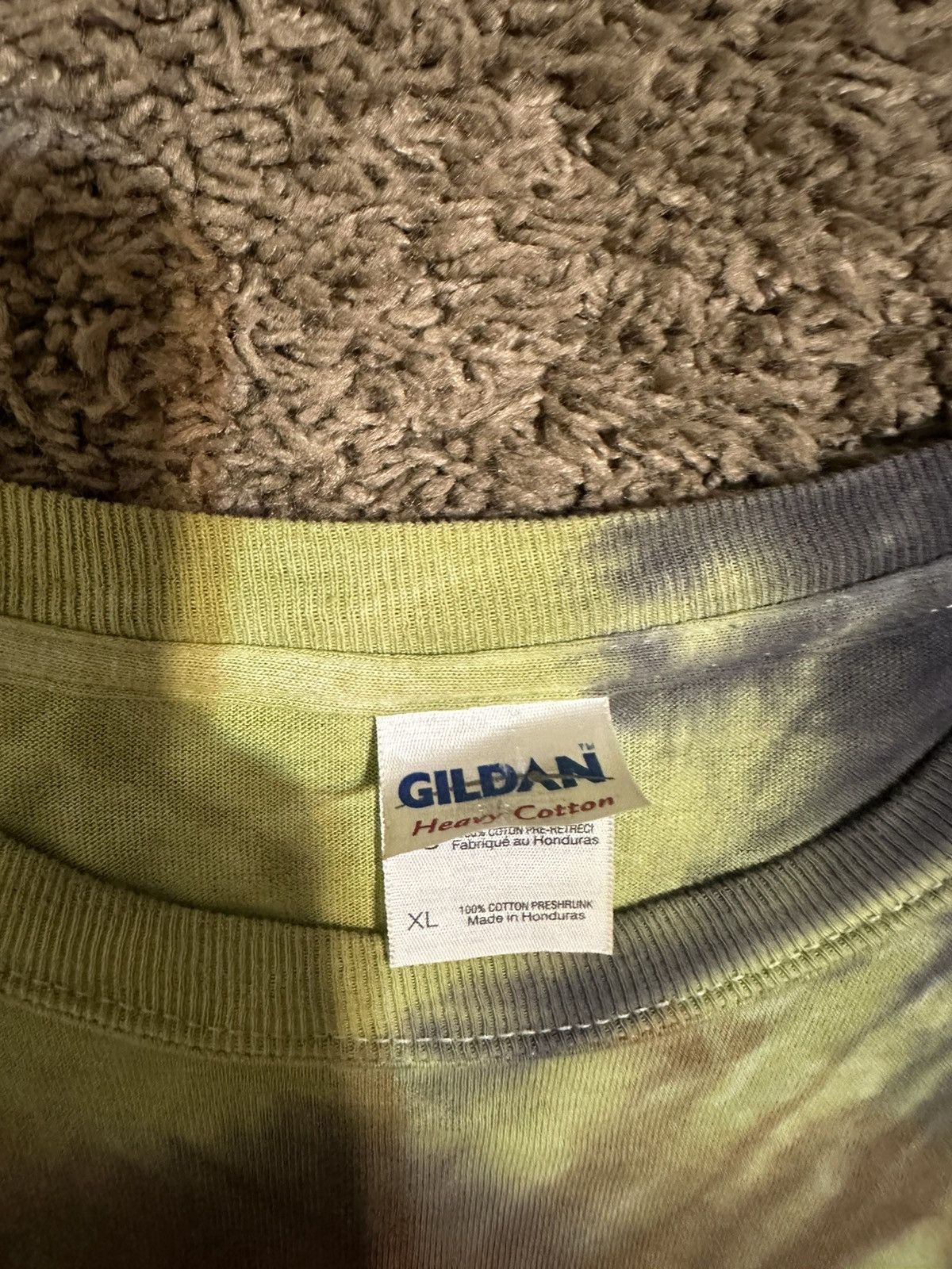 Gildan Vintage Tie-Dye “green & blue” shirt 00s size Xl Size US XL / EU 56 / 4 - 2 Thumbnail