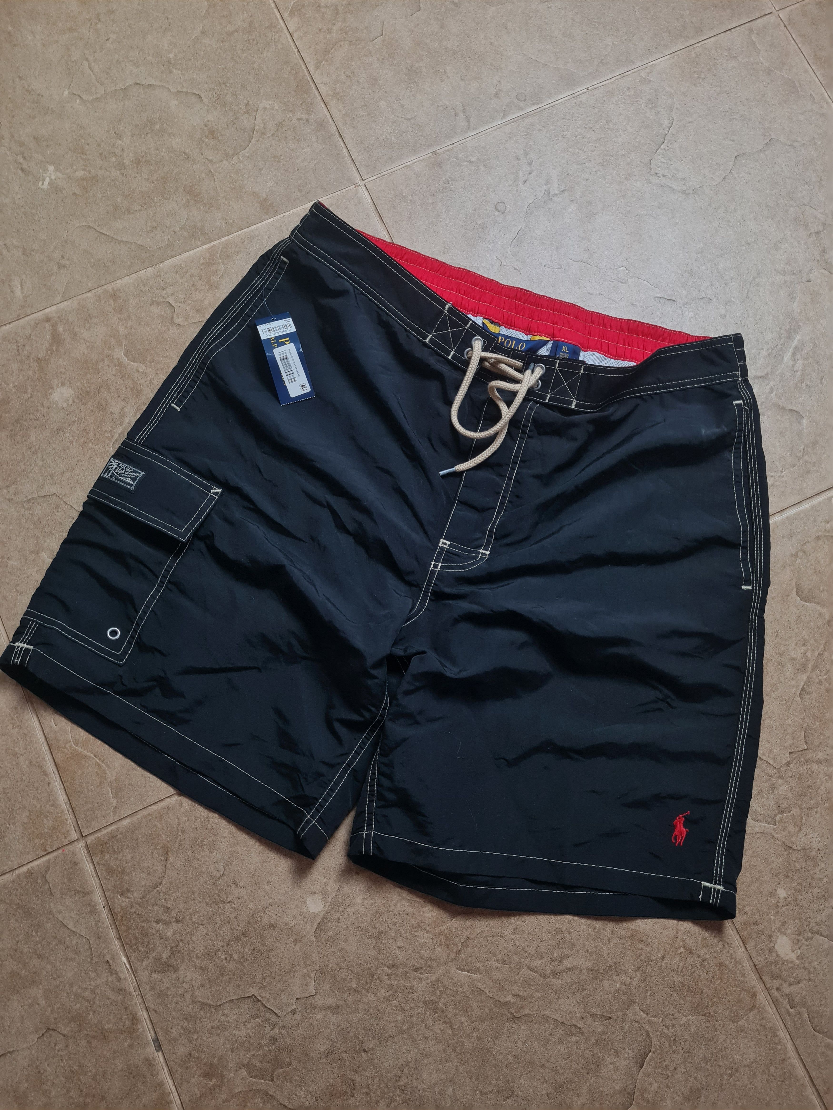 Polo Ralph Lauren Shorts Polo Ralph Lauren Men's Kailua Black Swim Trunks XL Size US 34 / EU 50 - 5 Thumbnail