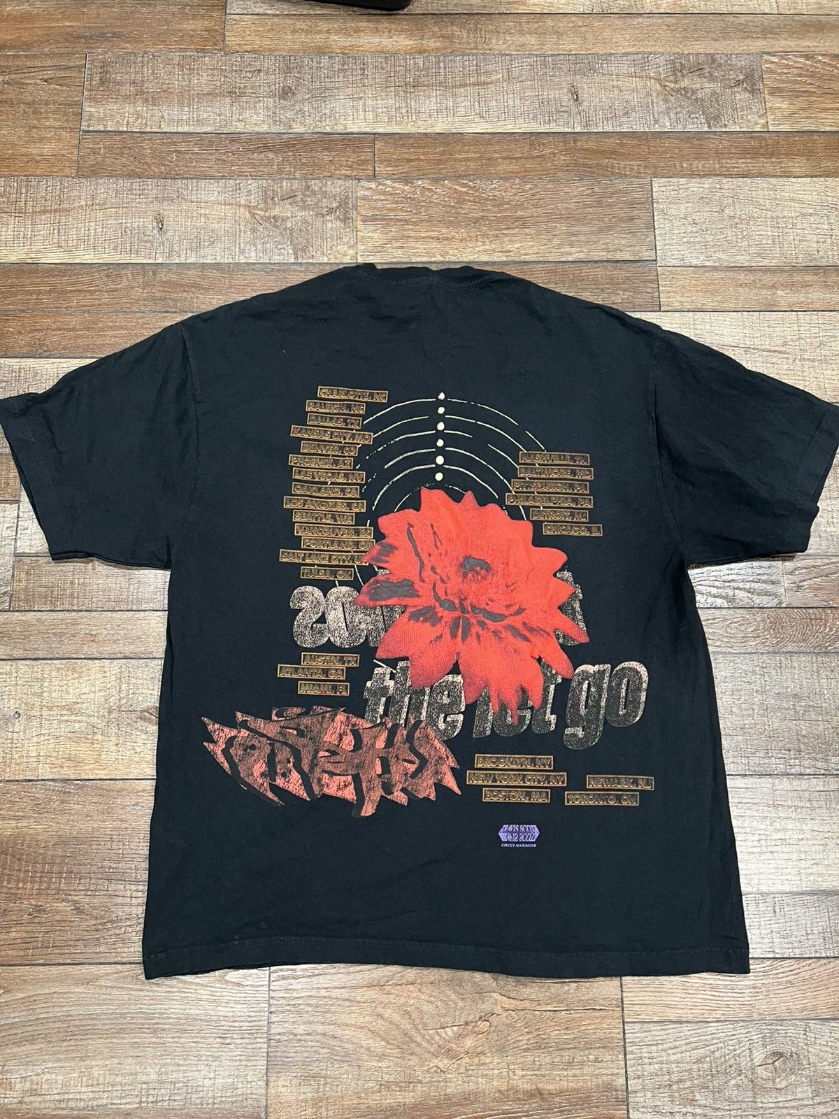 Travis Scott Travis Scott Utopia Tour Delresto Echo Graphic Tee Size XL Size US XL / EU 56 / 4 - 2 Thumbnail