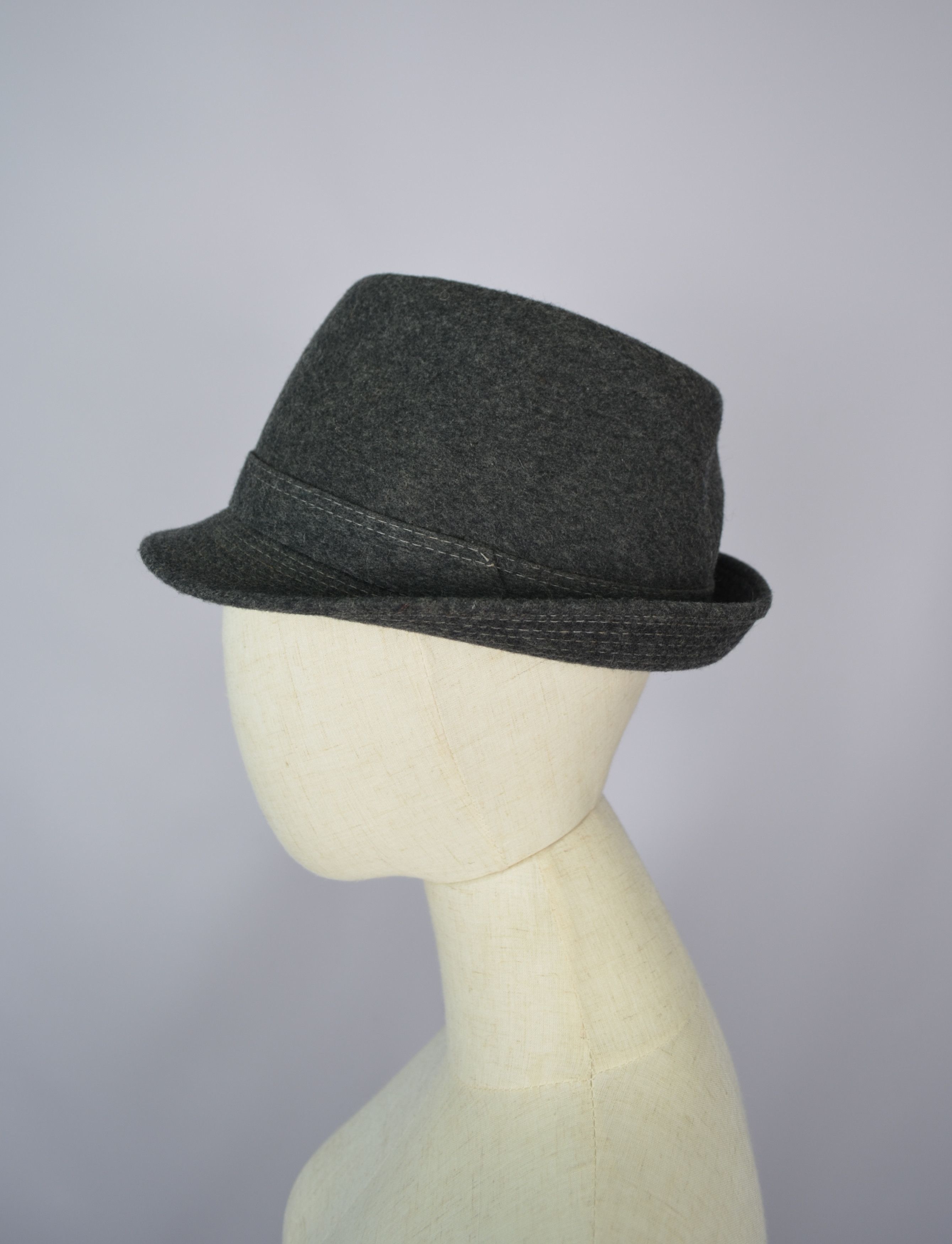Man Made In Australia Womens Anton Pichler Graz Vintage Fedora Hat Felt Bavarian Size ONE SIZE - 3 Thumbnail