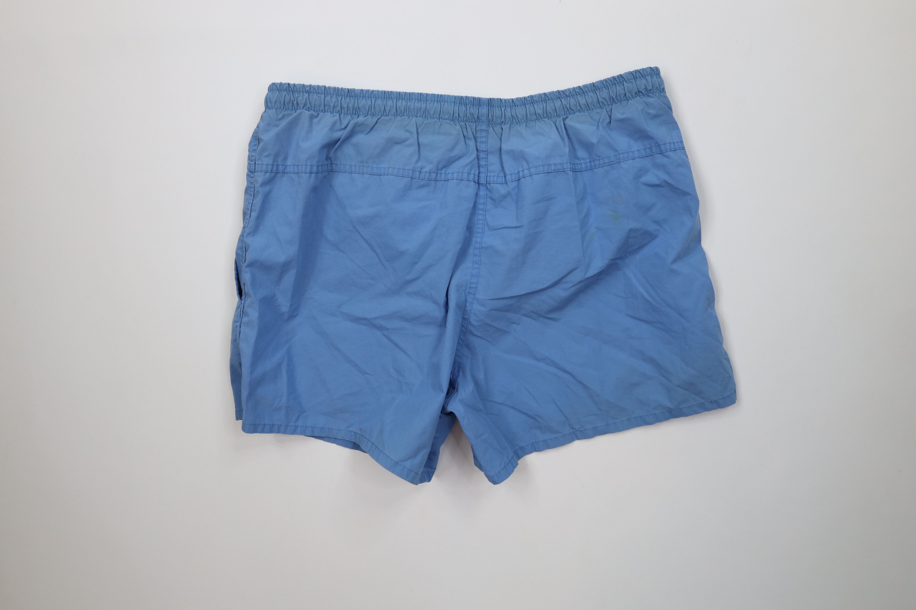 Lacoste Vintage 80s Izod Lacoste Spell Out Croc Lined Shorts Trunks Size US 34 / EU 50 - 10 Thumbnail
