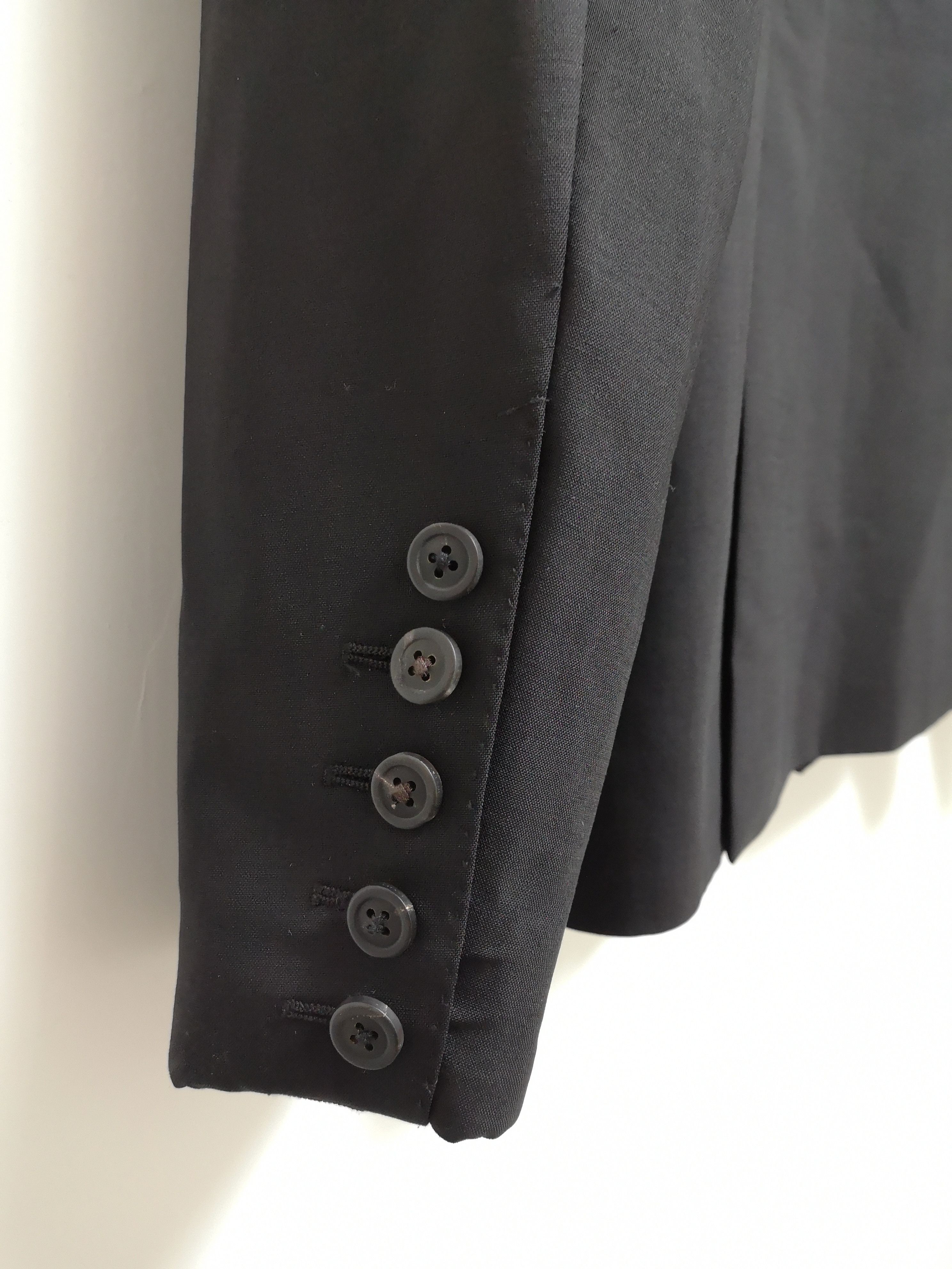 Rick Owens Rick Owens Exaggerated Shoulder Blazer Jacket In Black Wool Size 50R - 10 Thumbnail