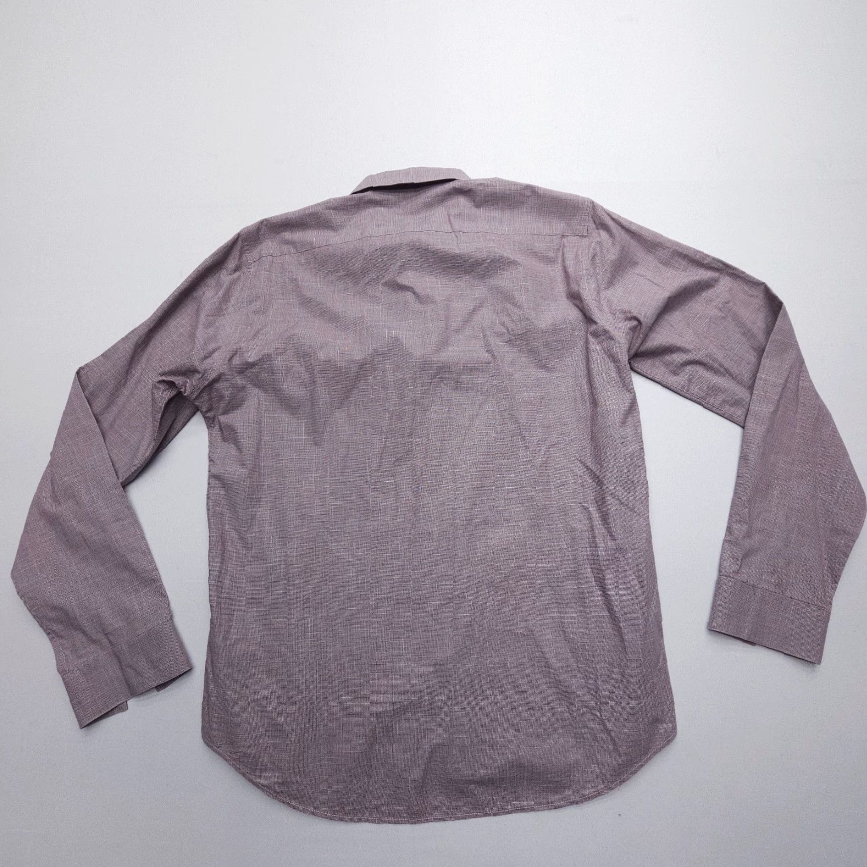 Theory Theory Dress Shirt Mens Medium Red Plaid 100% Cotton Long Sleeve Button-Cuff Classic 90s Preppy Men Size US M / EU 48-50 / 2 - 2 Thumbnail