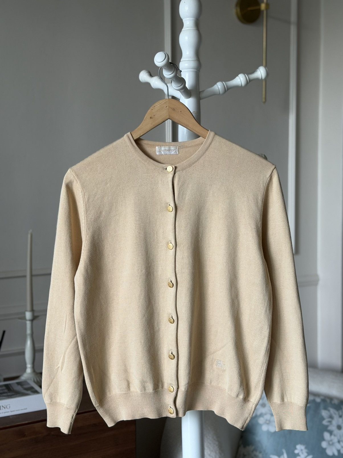 Burberry Vintage Burberry Cardigan Size M / US 6-8 / IT 42-44 - 1 Thumbnail