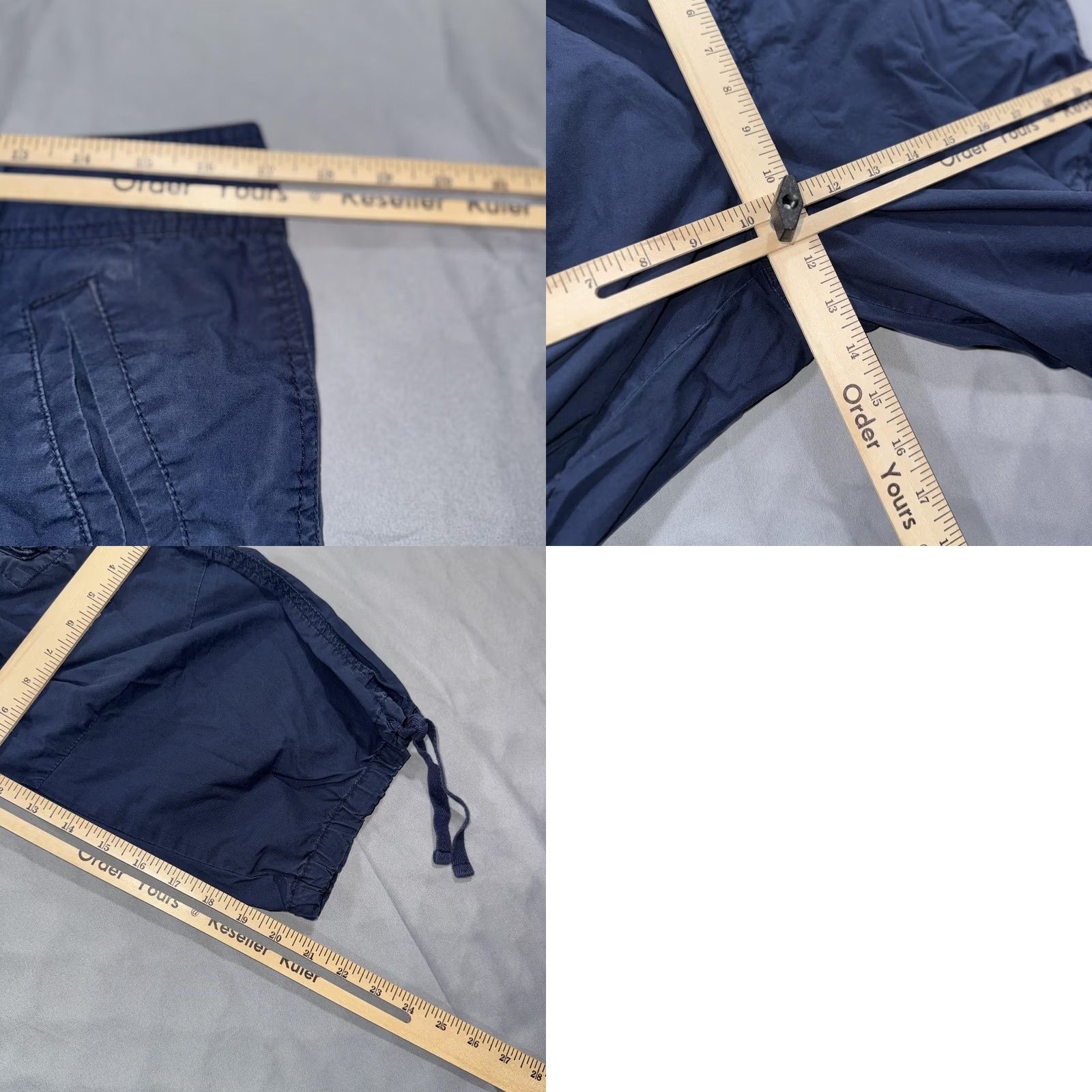 Ralph Lauren VINTAGE? No. Lauren Ralph Lauren Pants Womens 12 Navy Cargo Cropped Drawstring Pockets Size 34" / US 12 / IT 48 - 8 Thumbnail