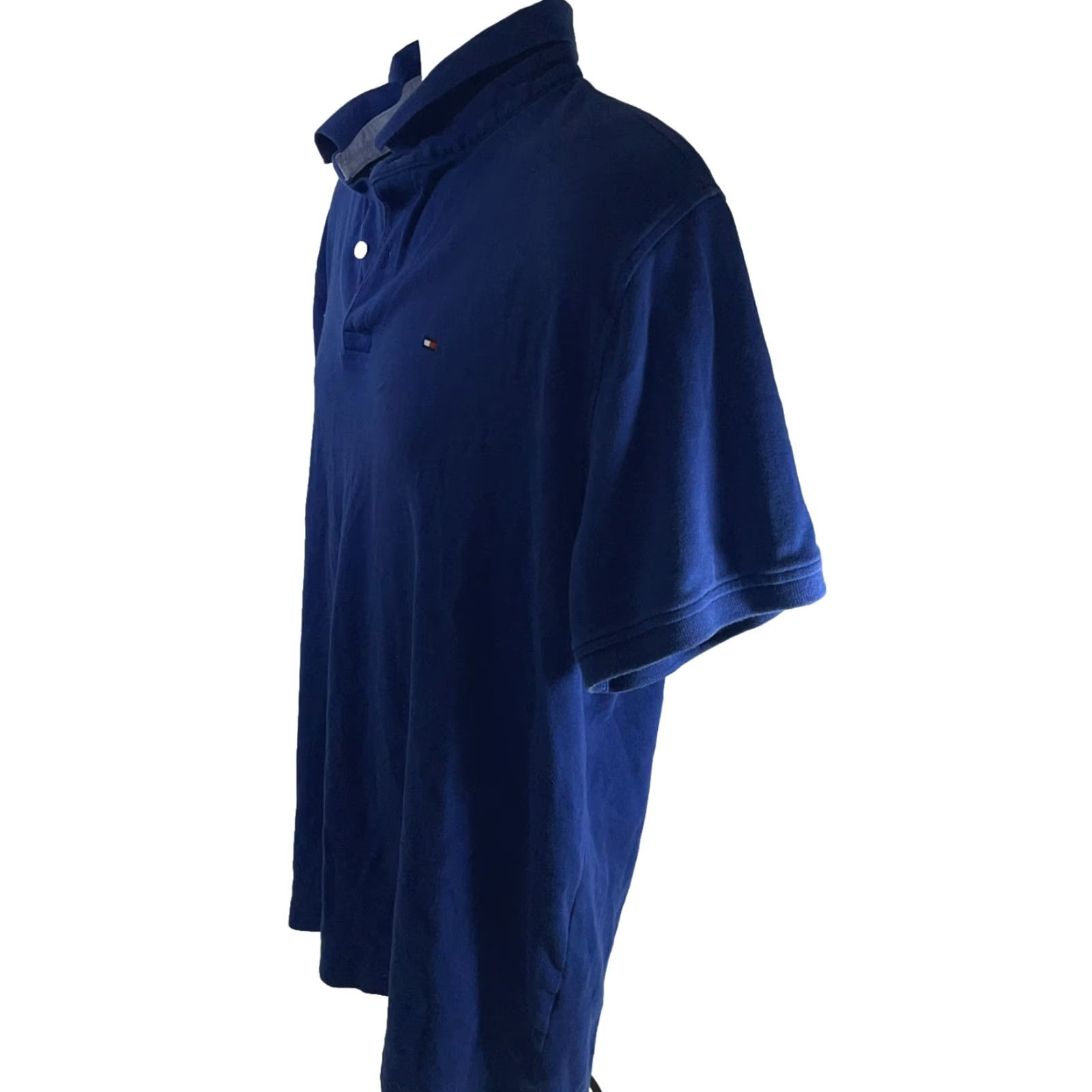 Tommy Hilfiger Tommy Hilfiger Polo Shirt Men XL Button-Down Short Sleeve Blue Chest Logo 100% Cotton Size US XL / EU 56 / 4 - 2 Thumbnail