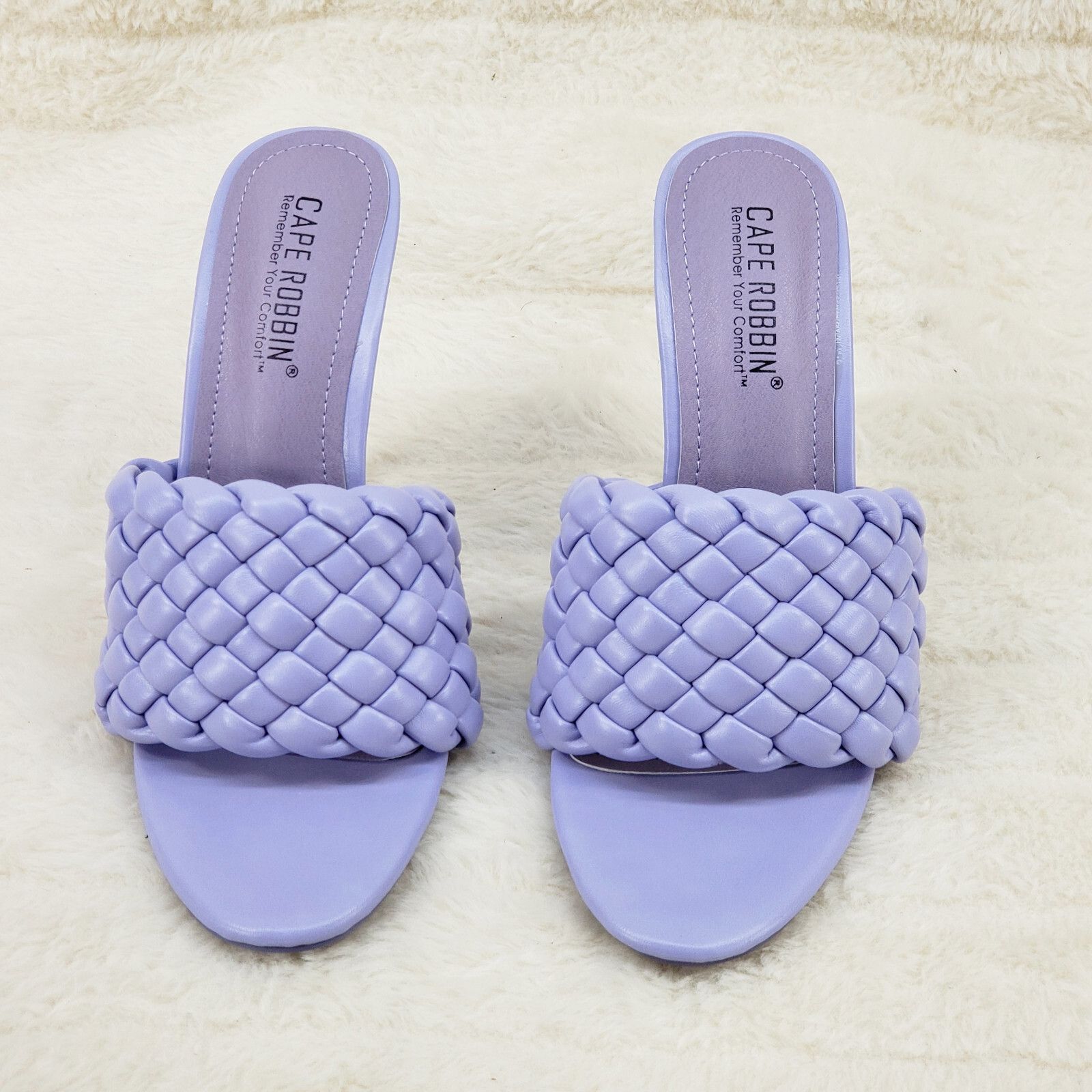 Other Anson Slip On Lilac Purple Open Toe High Heel Clogs Mules Sl Size US 7 / IT 37 - 4 Thumbnail